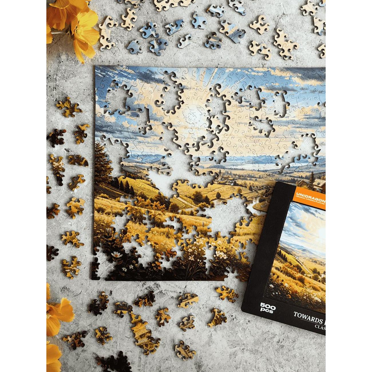 Пазл UNIDRAGON Classic К Счастью, 500 деталей