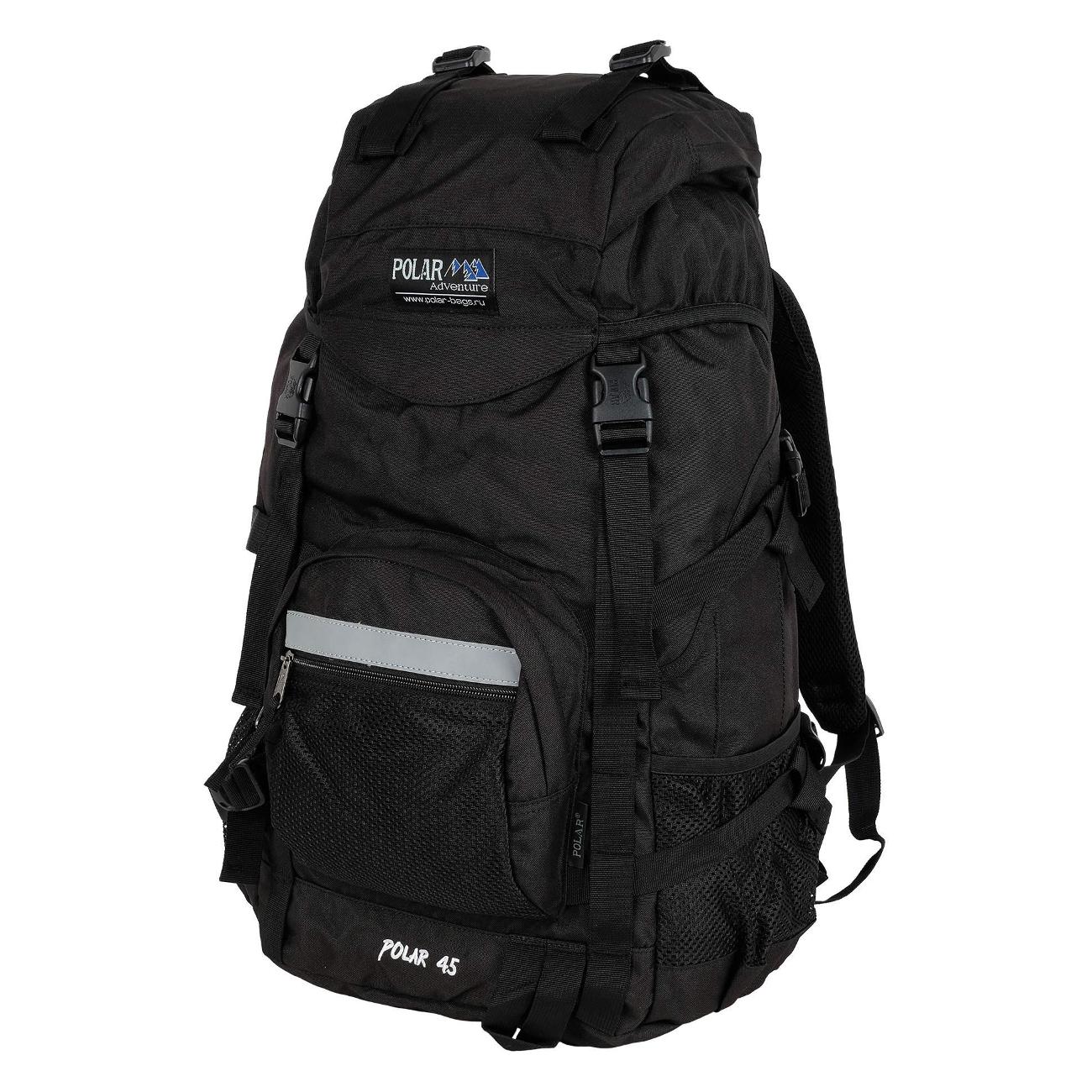 Рюкзак туристический Polar 38 л Black (П301-П301-05)