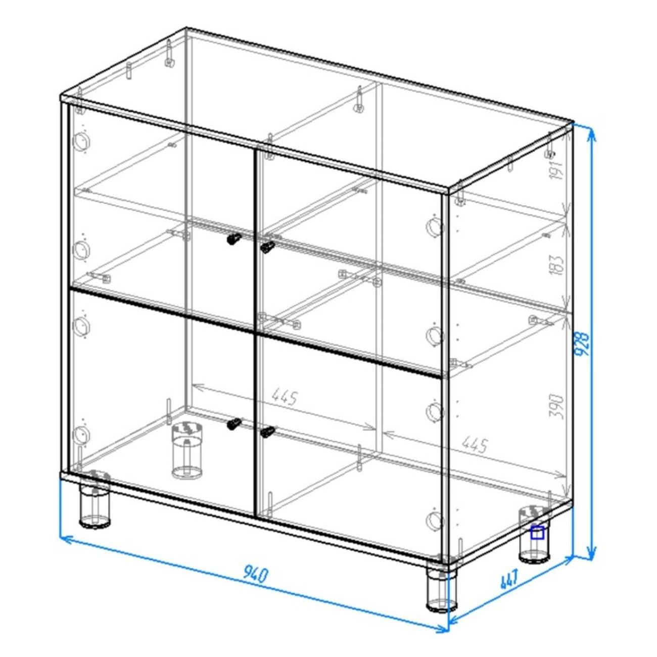 Комод интерьерный Клик Мебель 9755393