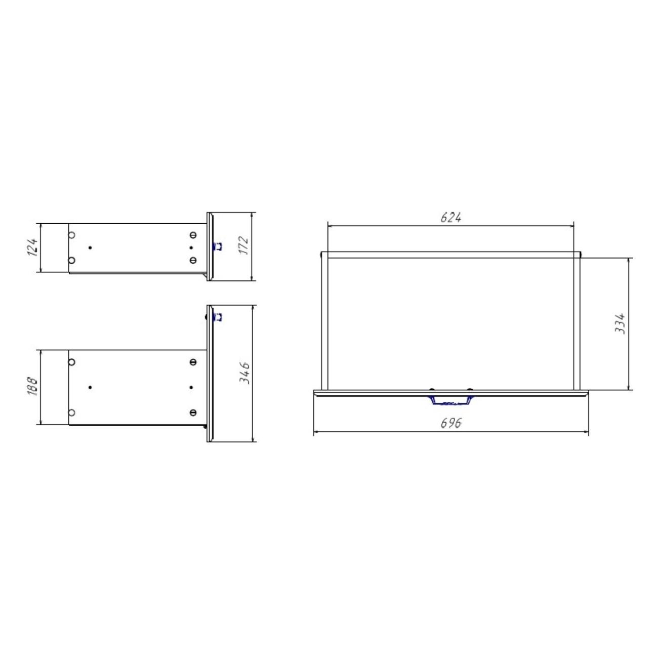Комод интерьерный МОБИ 4820834