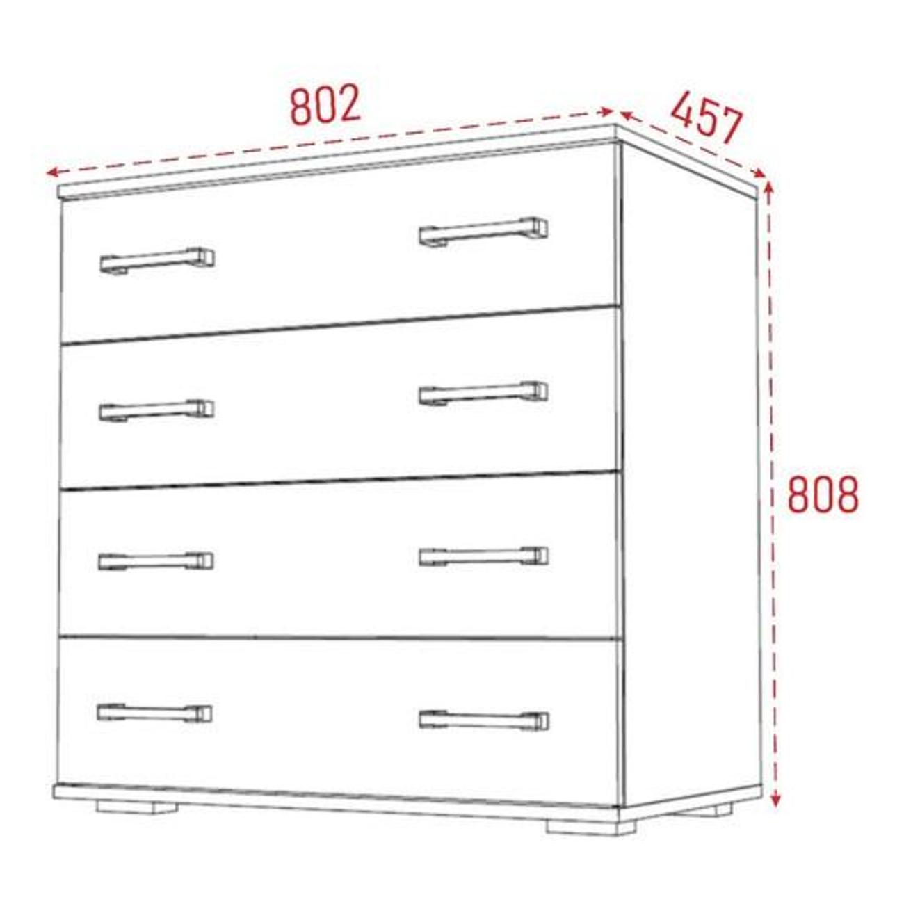 Комод интерьерный Клик Мебель 7515797