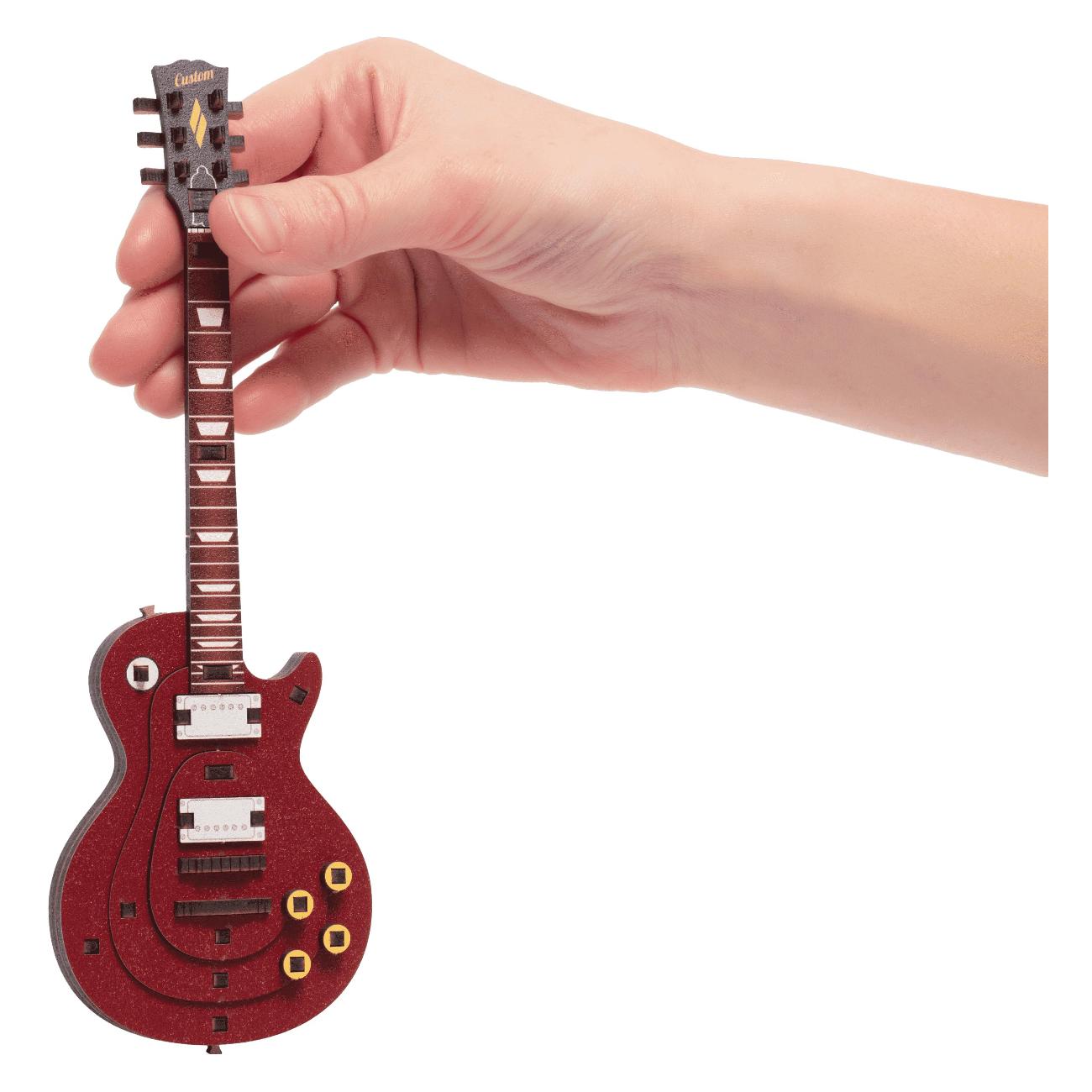 Деревянный конструктор UNIDRAGON Гитара Махагон (36 деталей)