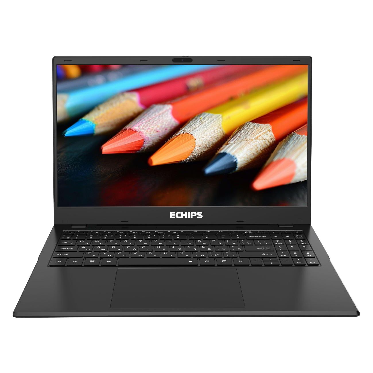 Ноутбук Echips Graphite 15.6" 1920x1080 IPS Intel Celeron N5095 16GB RAM SSD 512GB Win 11 Home