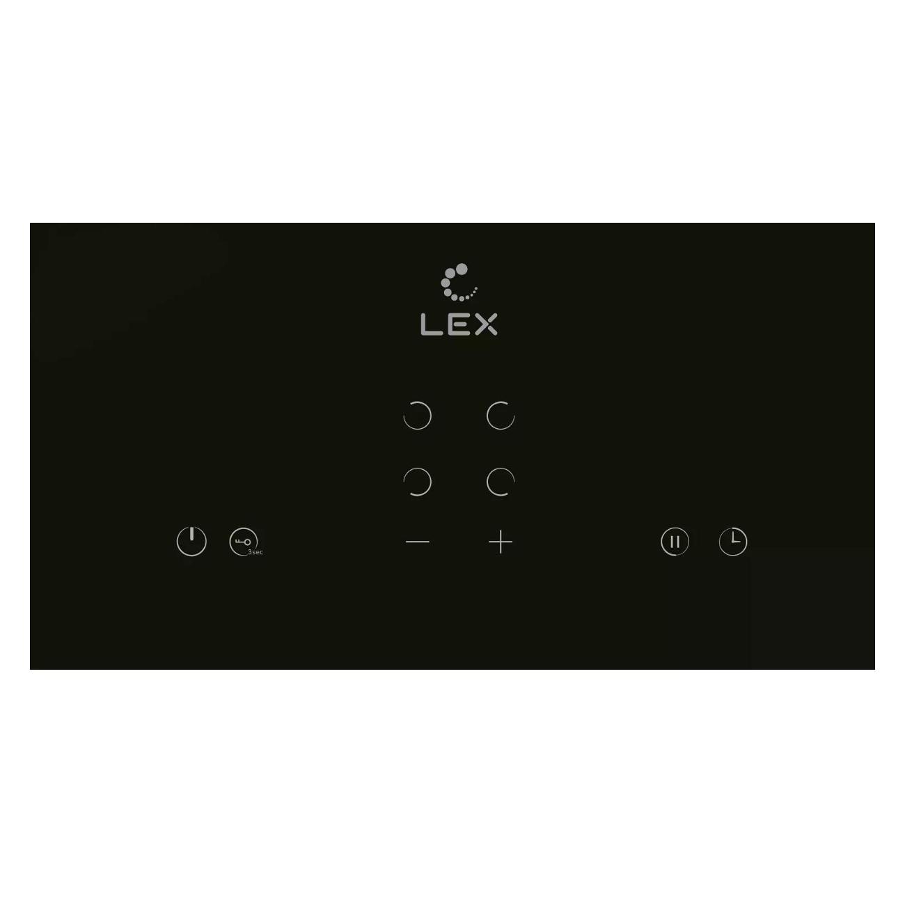 Встраиваемая электрическая панель LEX EVH 640A BL