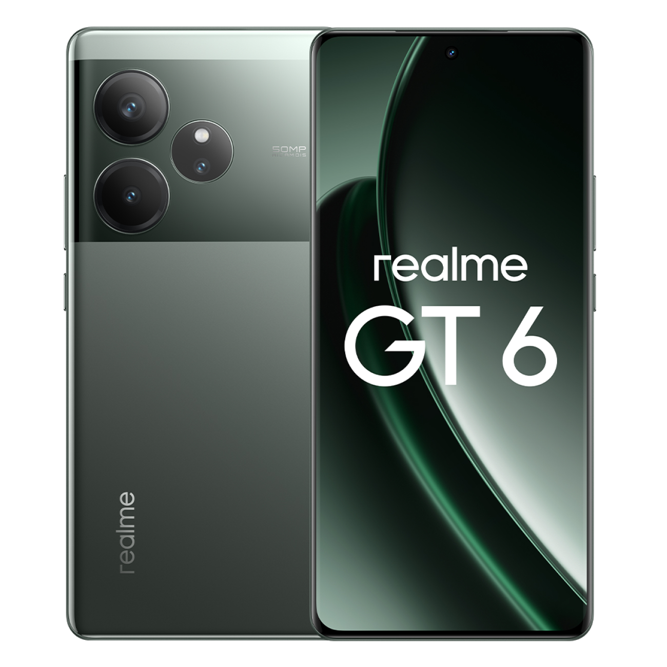 Смартфон realme GT 6 12/256GB Green фото
