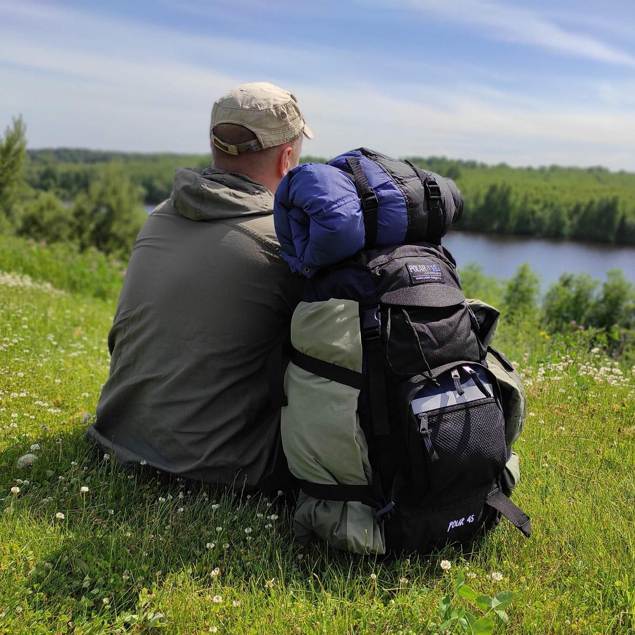 Рюкзак туристический Polar П301-06 серый