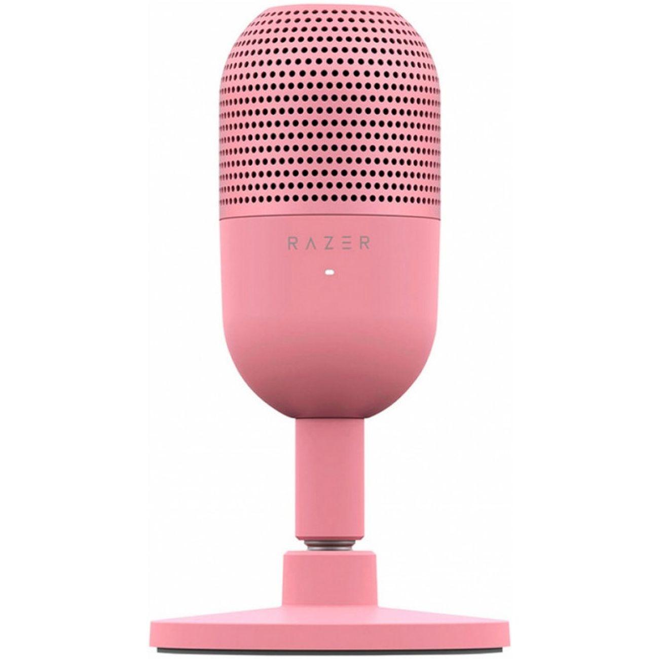 Игровой микрофон для компьютера Razer Seiren V3 Mini розовый (RZ19-05050200-R3M1)