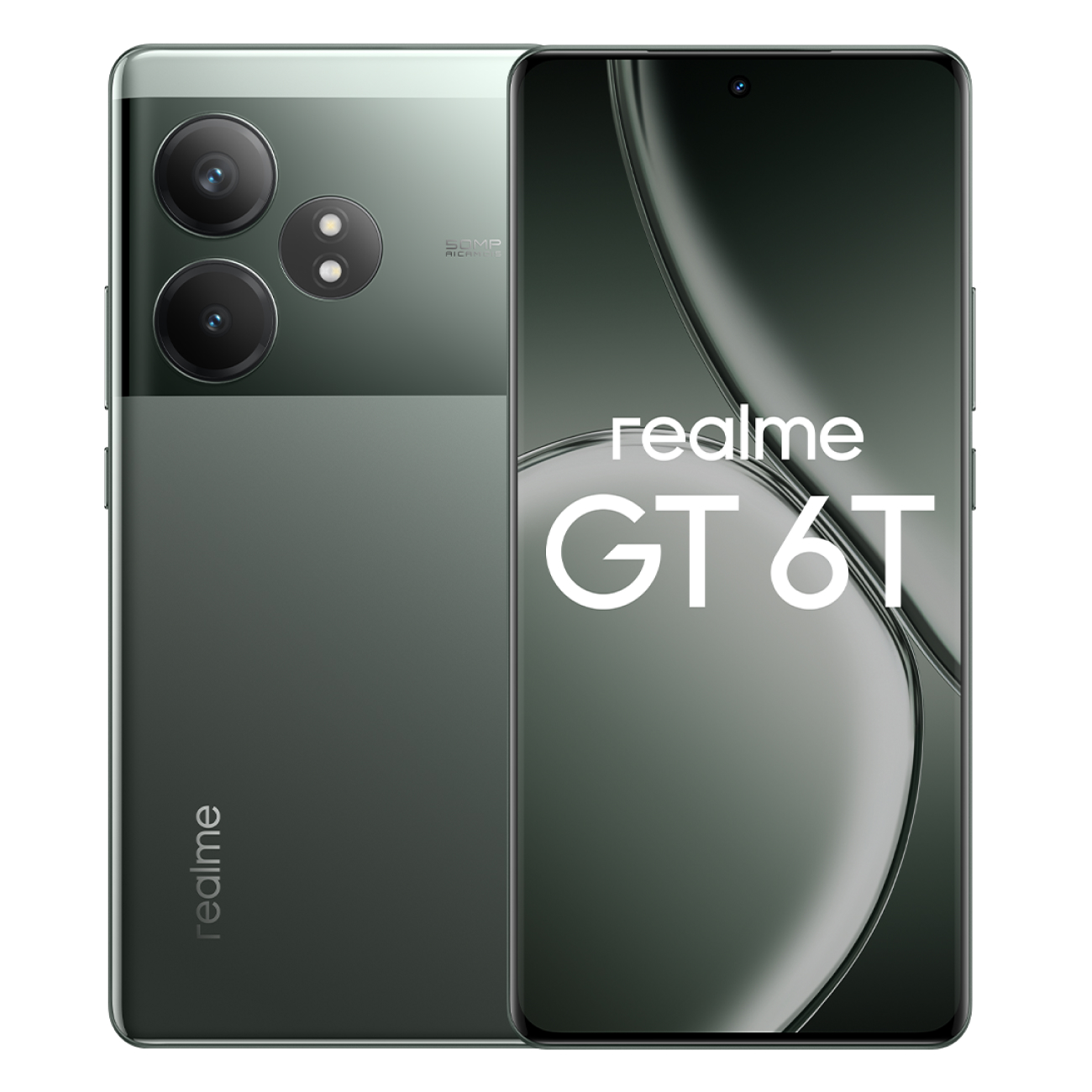 Смартфон realme GT 6T 8/256GB зеленый фото