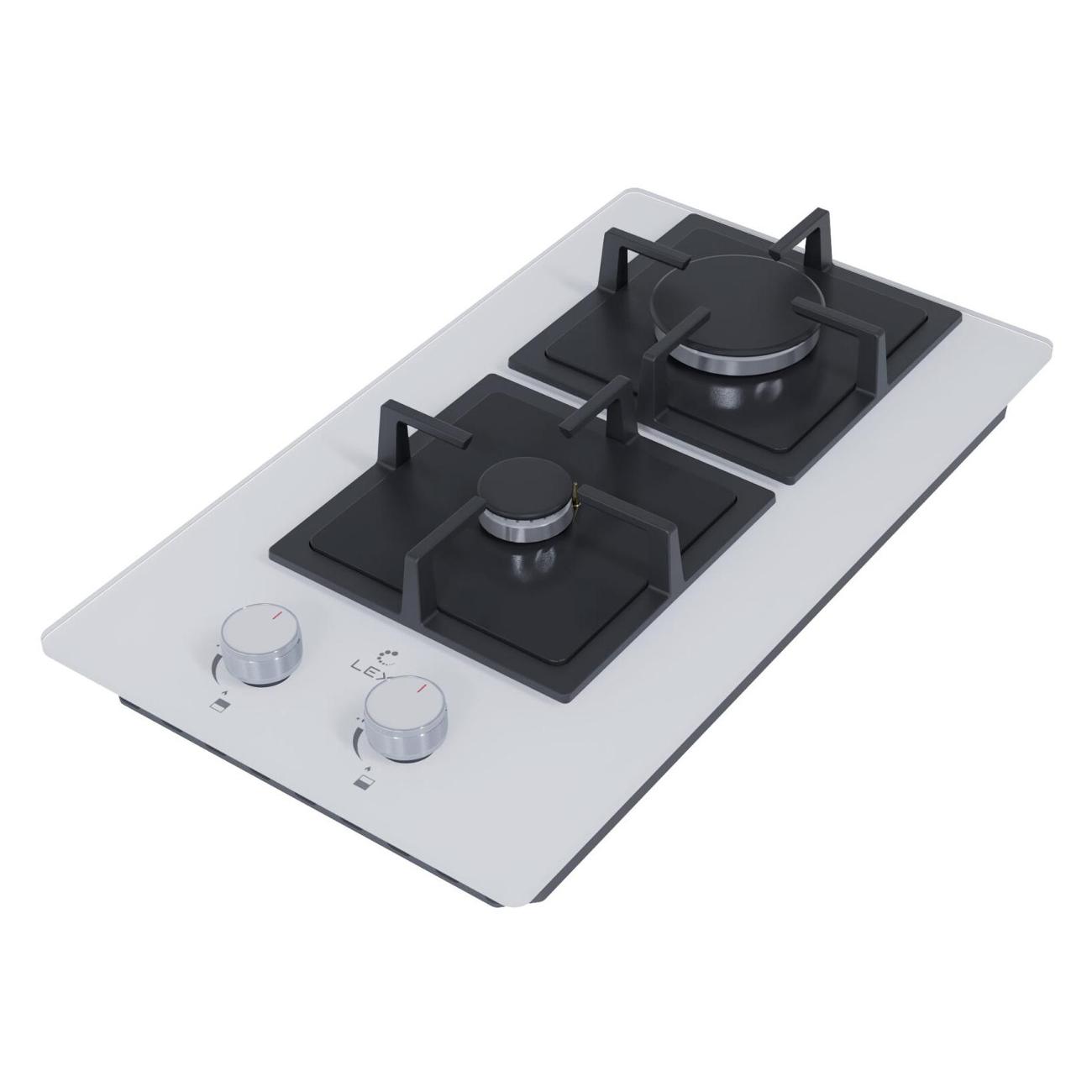 Встраиваемая газовая панель независимая LEX GVG 324 WH