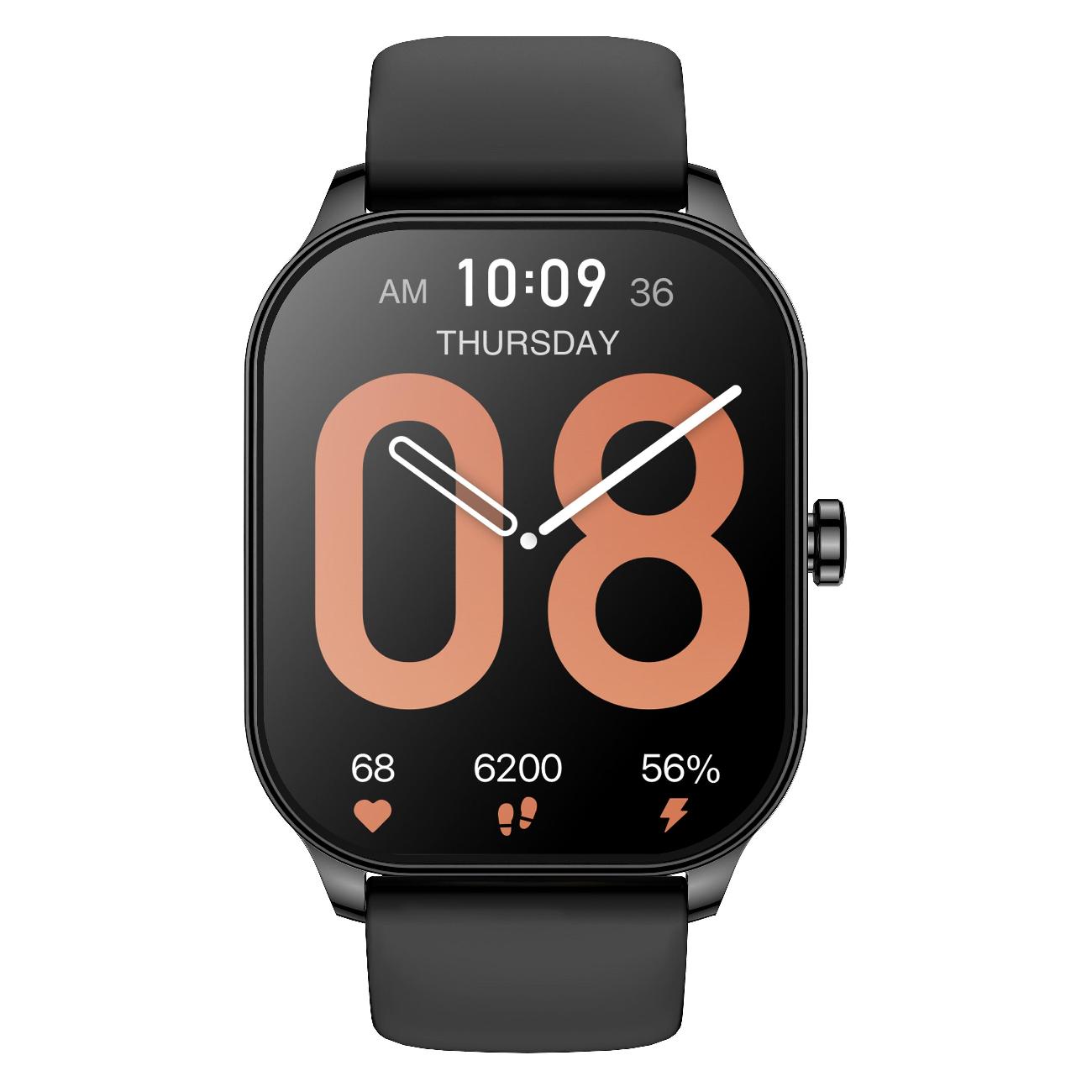 Смарт-часы Amazfit AMF часы Pop 3S A2318 Black (AMF-6972596107088) фото