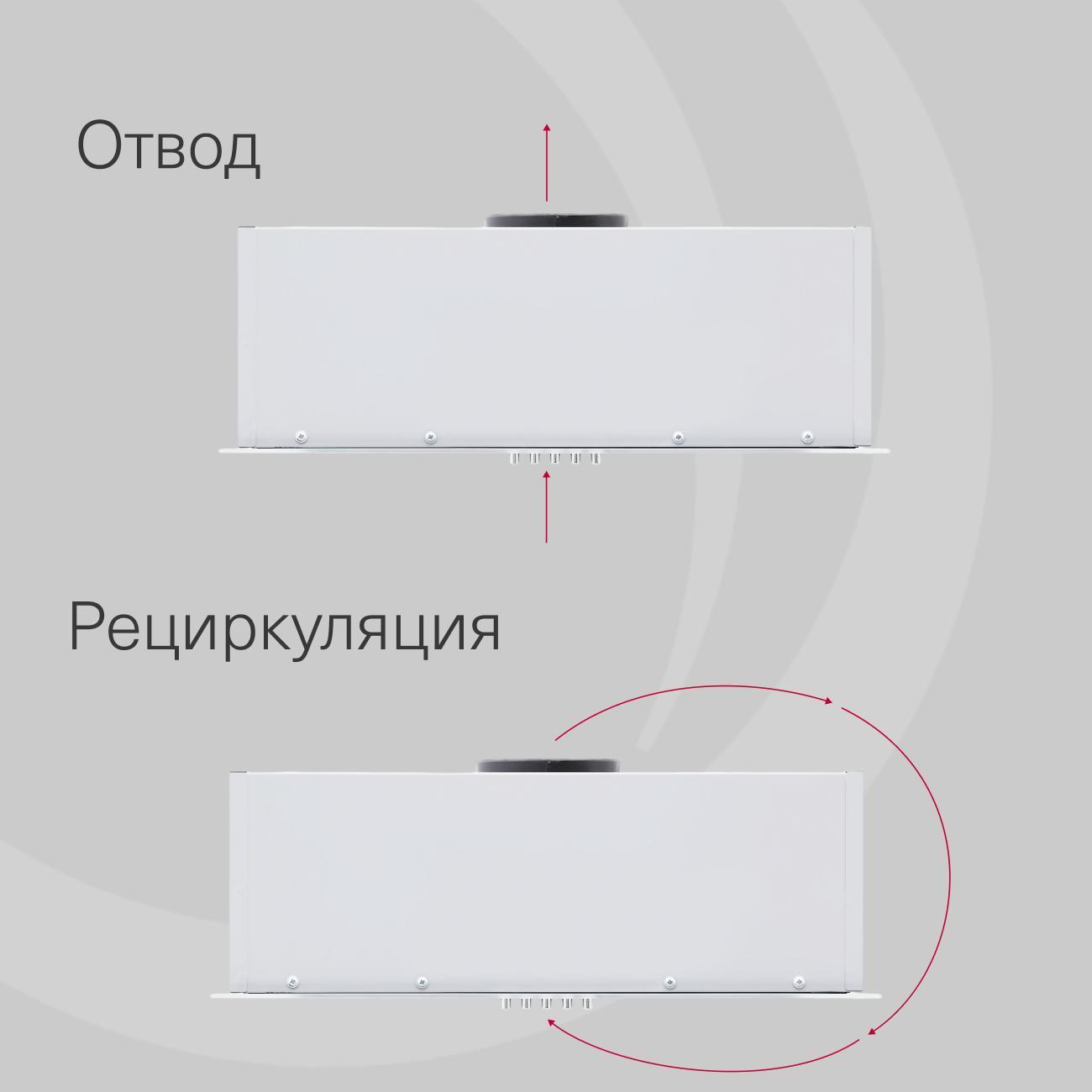 Вытяжка Krona ARVEN 500 PB V2 белая