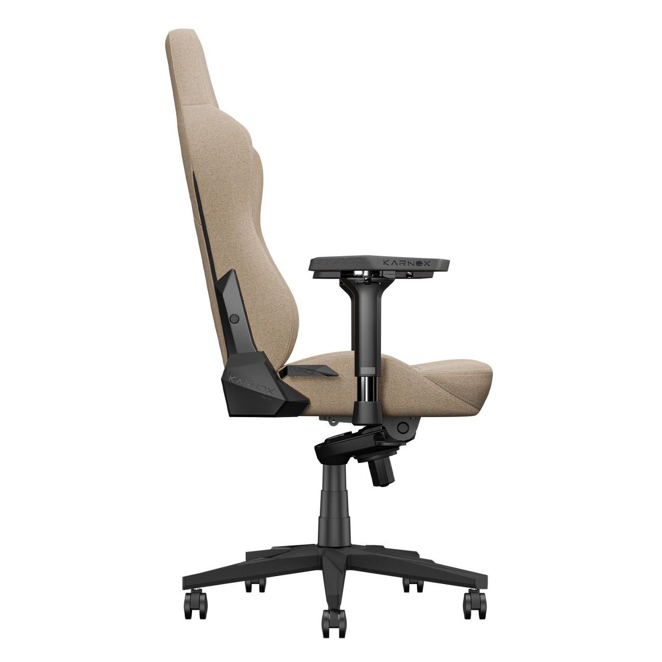 Кресло компьютерное игровое KARNOX DEFENDER GuardianX - PET FABRIC, (KX800218-GXPF) (бежевое)