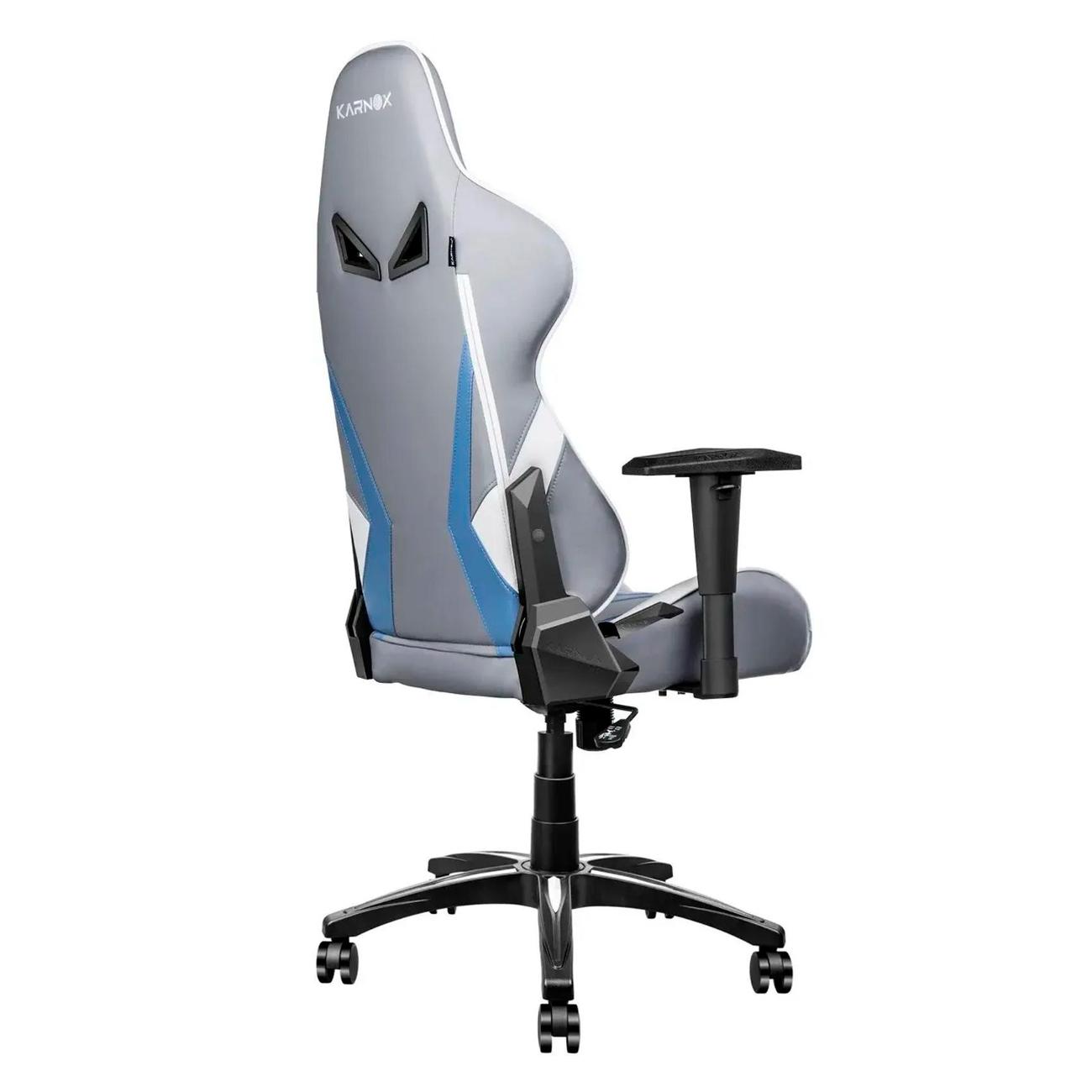 Кресло компьютерное игровое KARNOX HERO Lava Edition, (KX80010205-LA) (серый/синий)