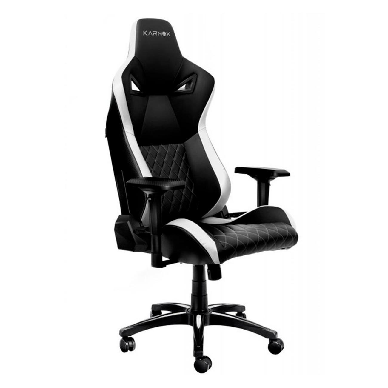 Кресло компьютерное игровое KARNOX LEGEND TR, (KX800507-TR) (черный/белый)