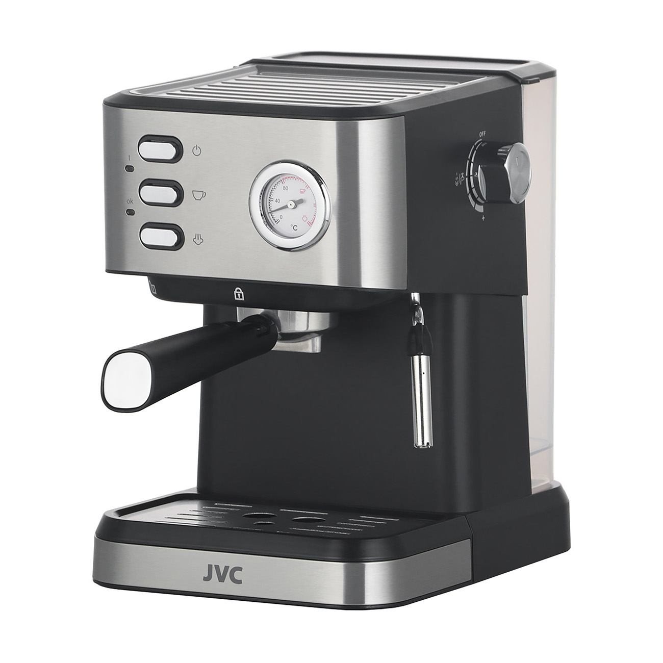 Кофеварка рожкового типа JVC JK-CF33 черный