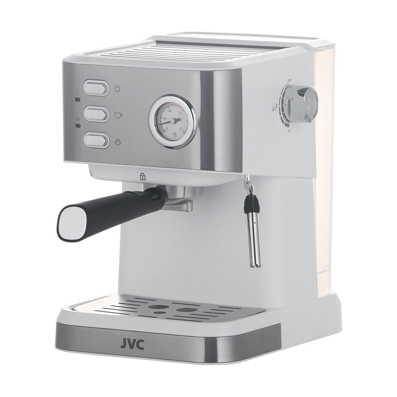 Кофеварка рожкового типа JVC JK-CF33 белый