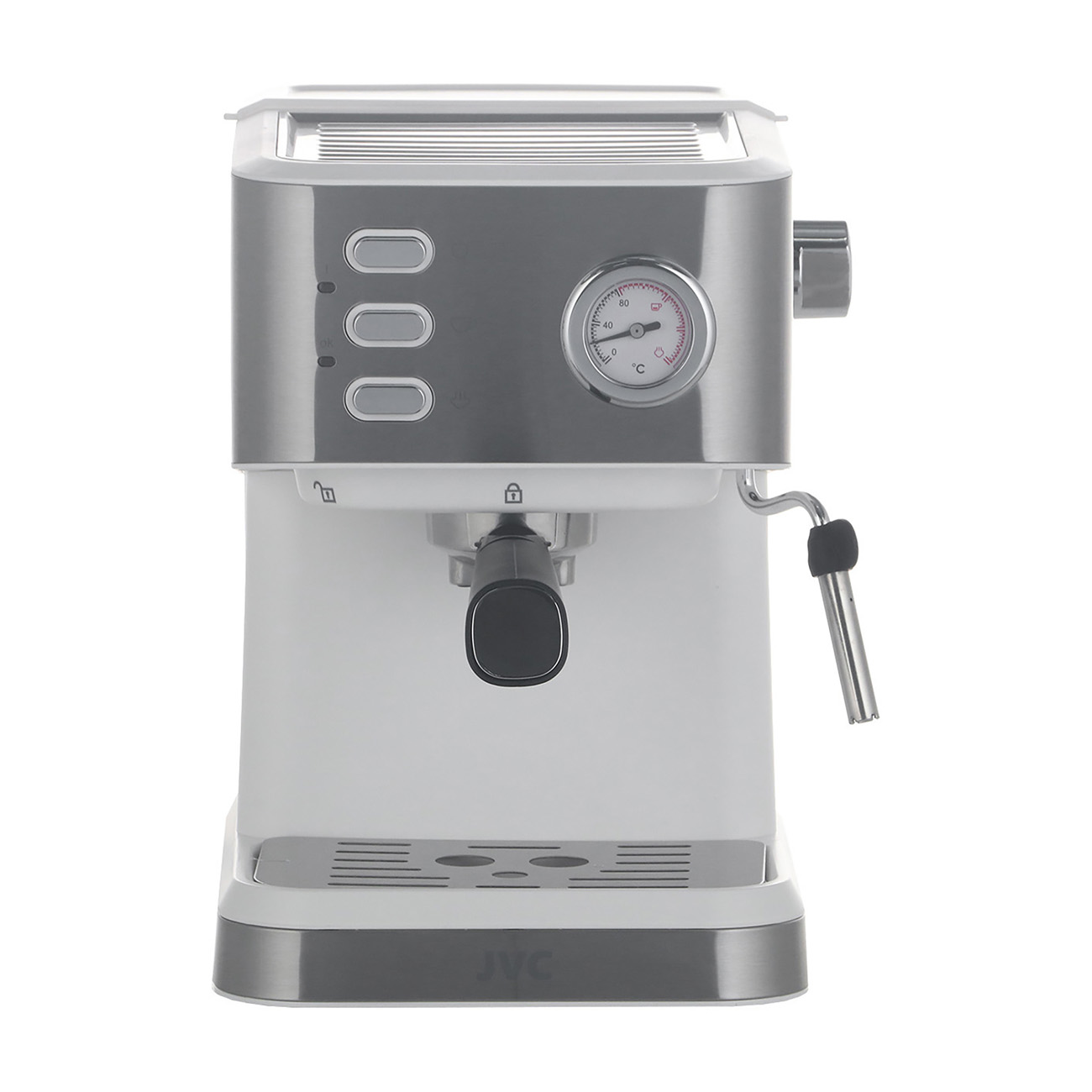 Кофеварка рожкового типа JVC JK-CF33 белый