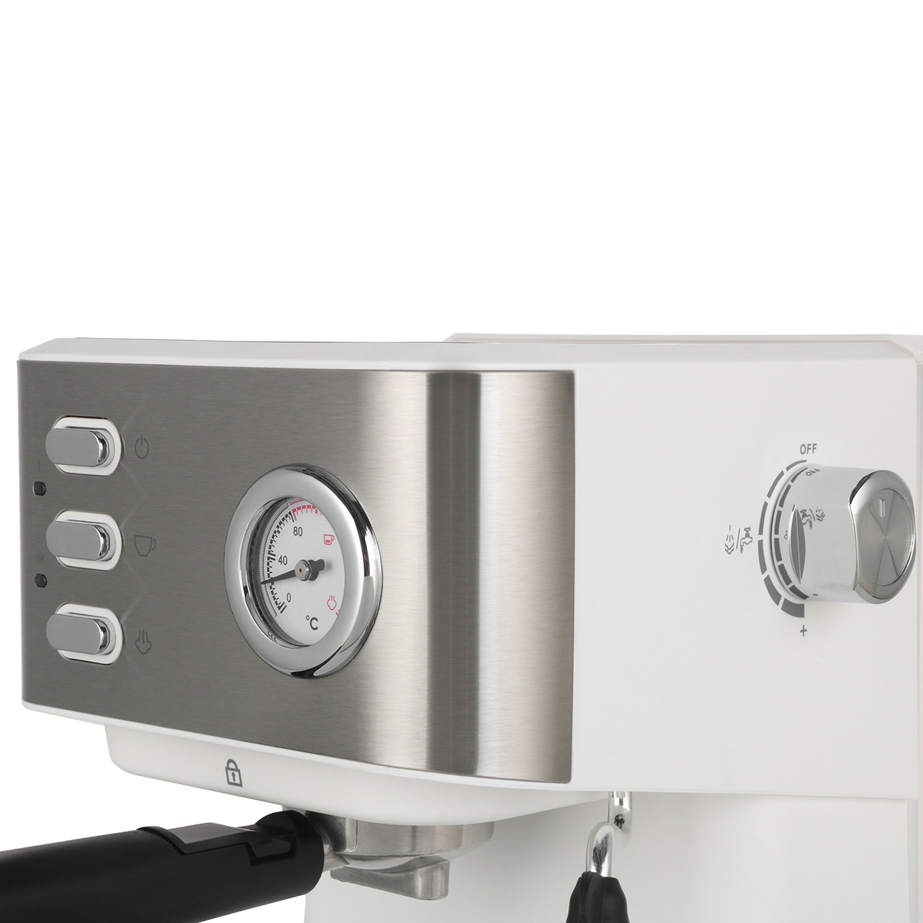 Кофеварка рожкового типа JVC JK-CF33 белый