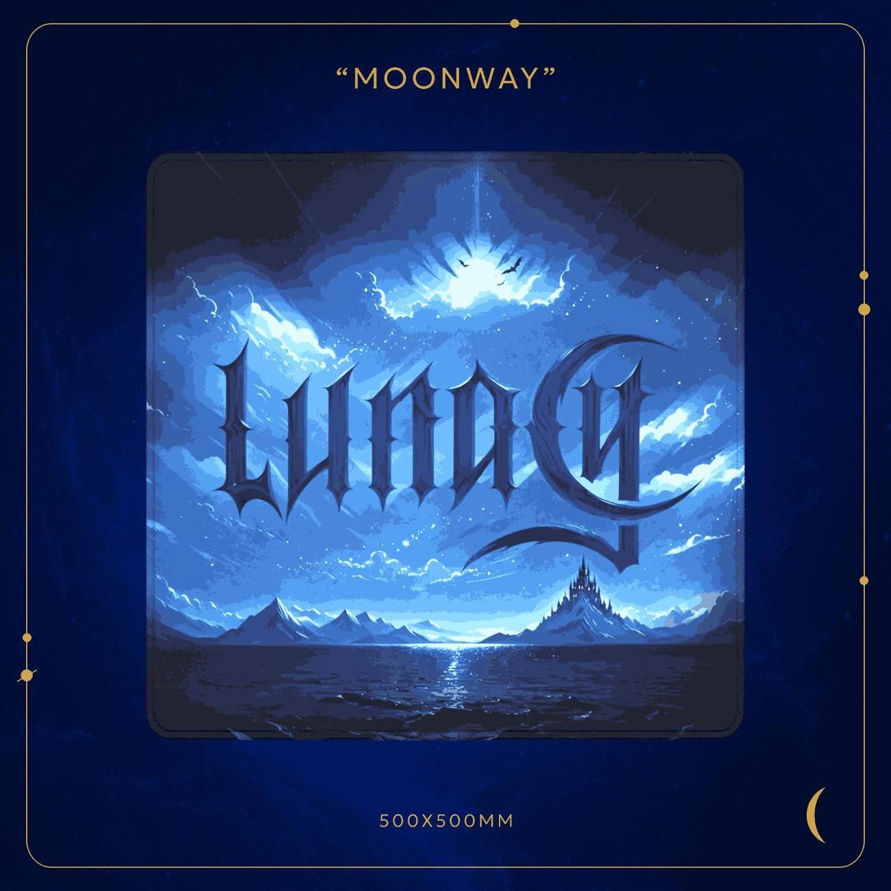 Игровой коврик Lunacy Slip Deskmat Moonway XL (SDCSXL)