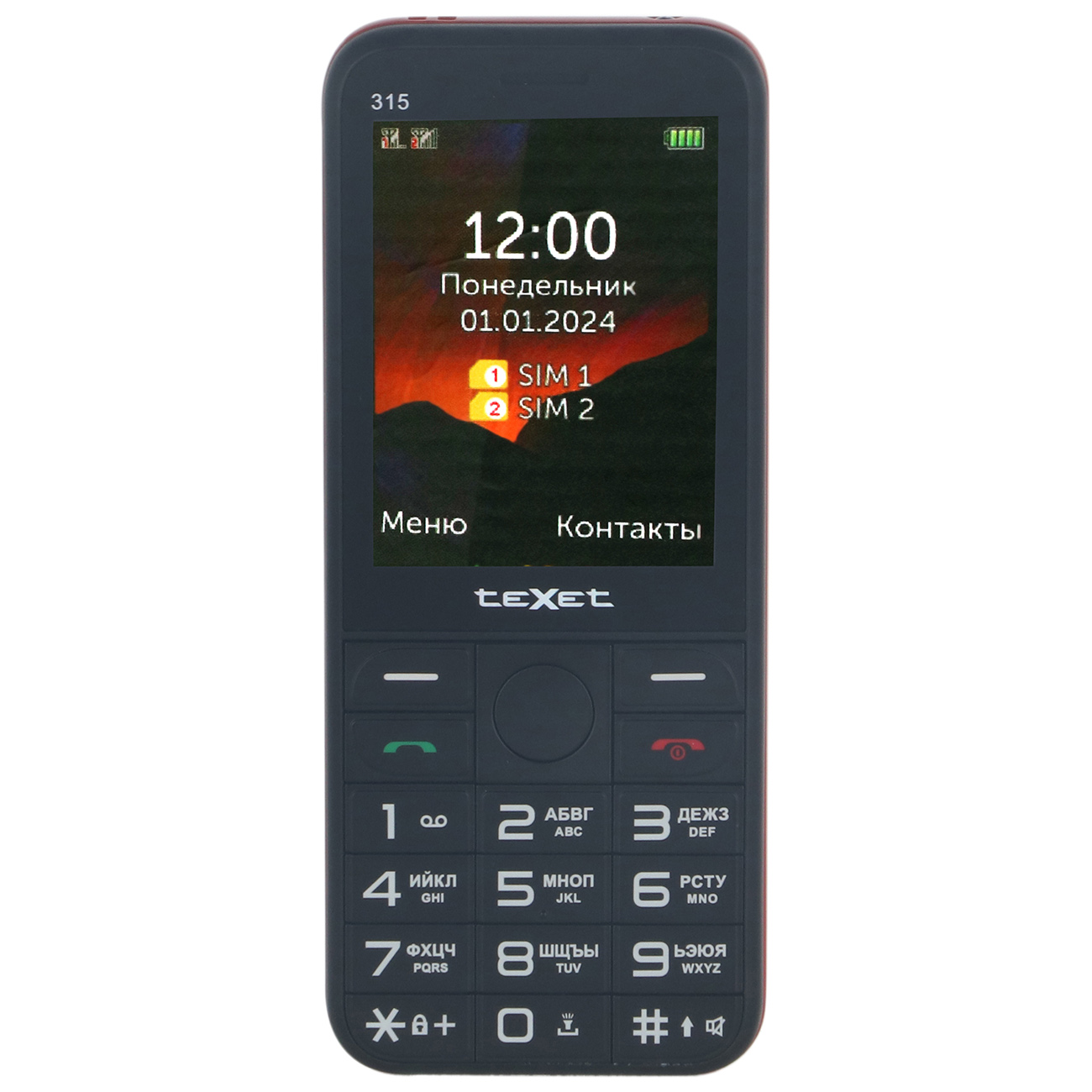 Мобильный телефон teXet ТМ-315 фото