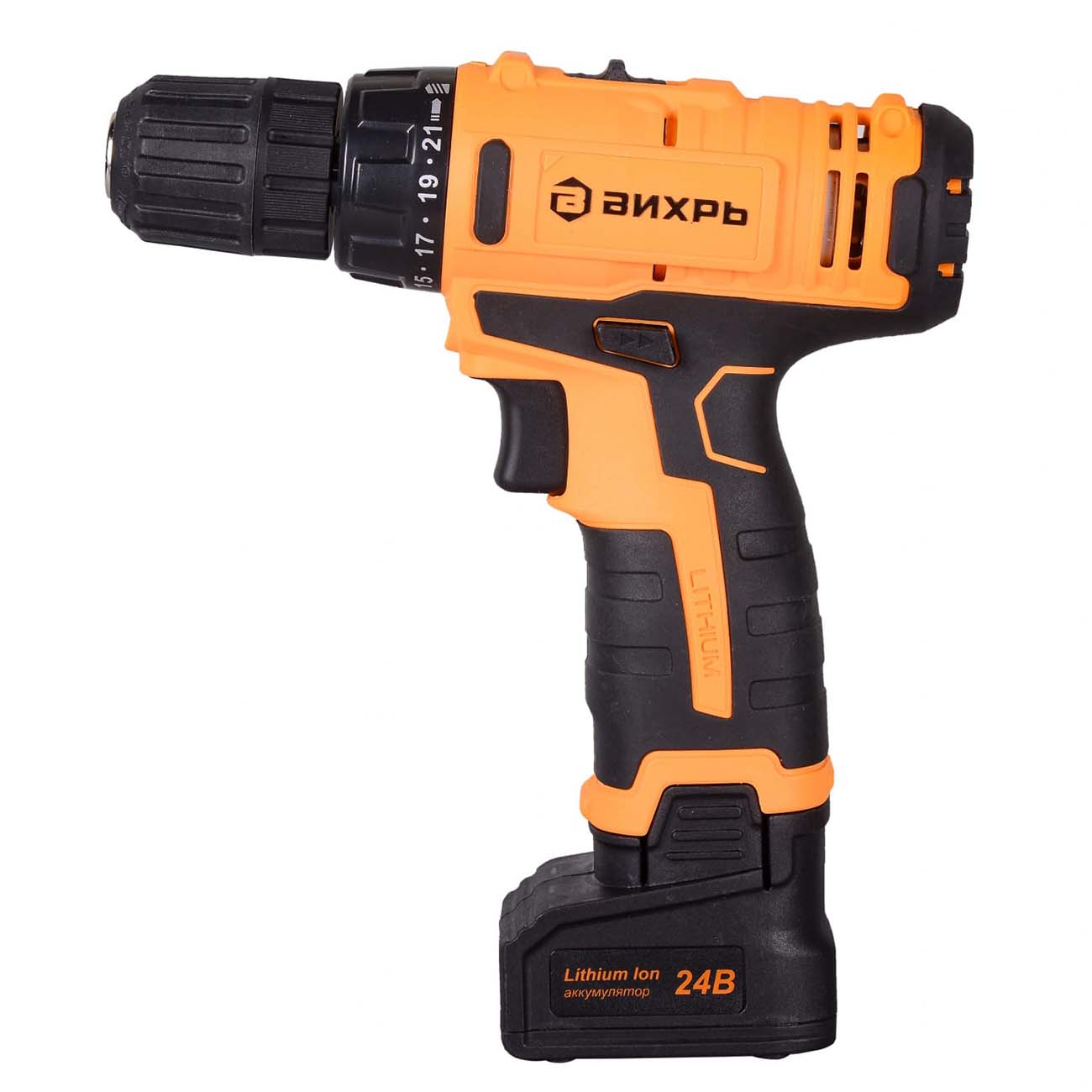 Шуруповерт аккумуляторный Вихрь ДА-24Л-2К (72/14/18)