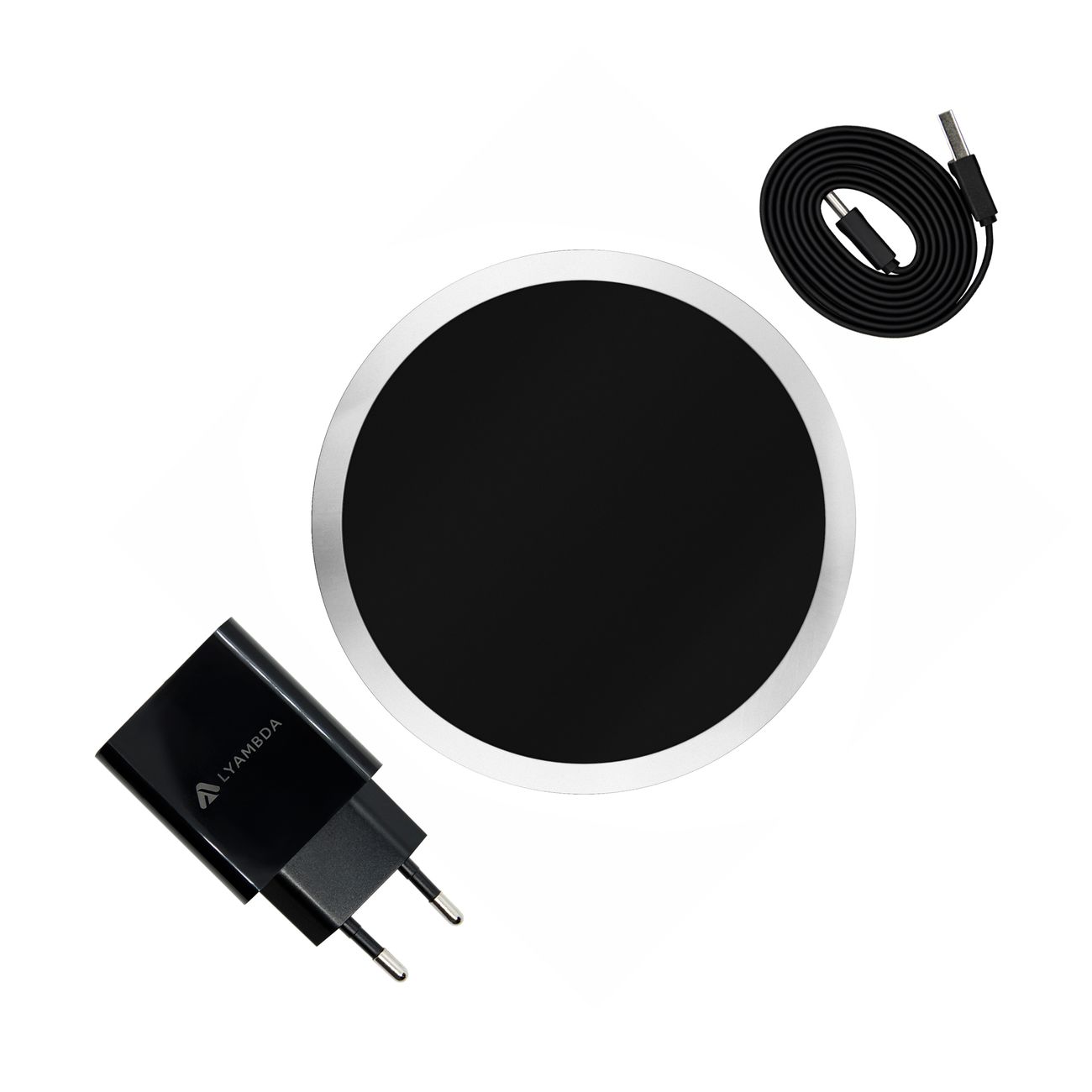 Беспроводное зарядное устройство LYAMBDA LNT1-BK