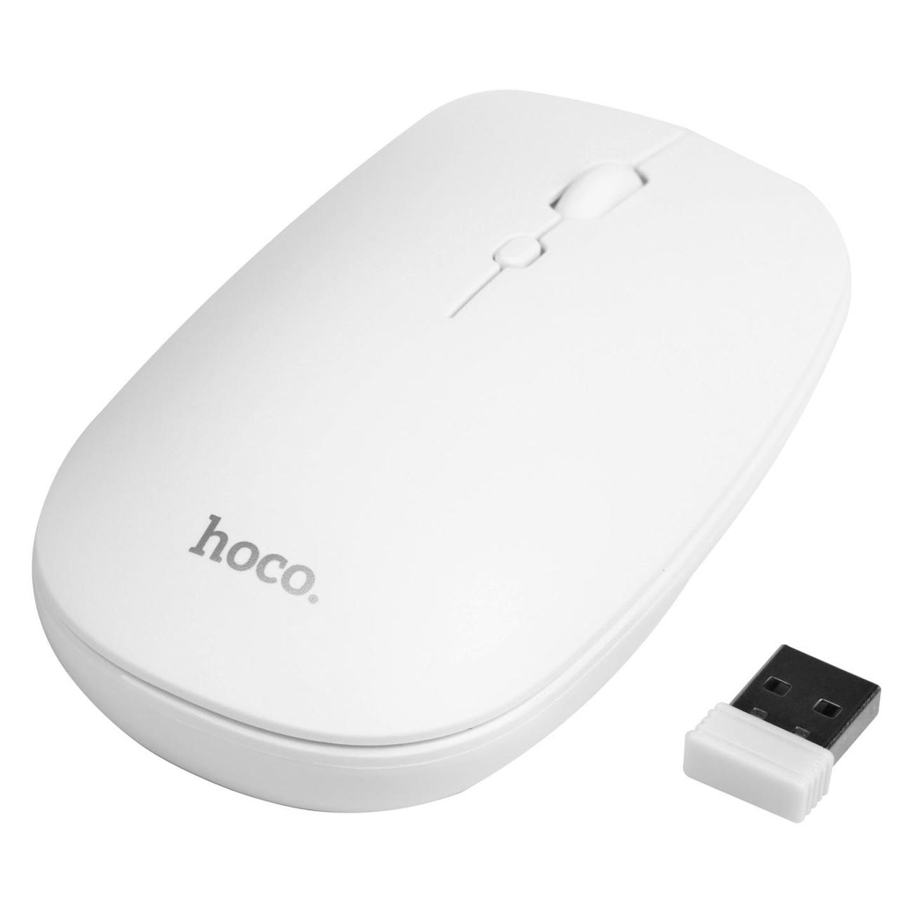 Мышь проводная Hoco GM15 белый