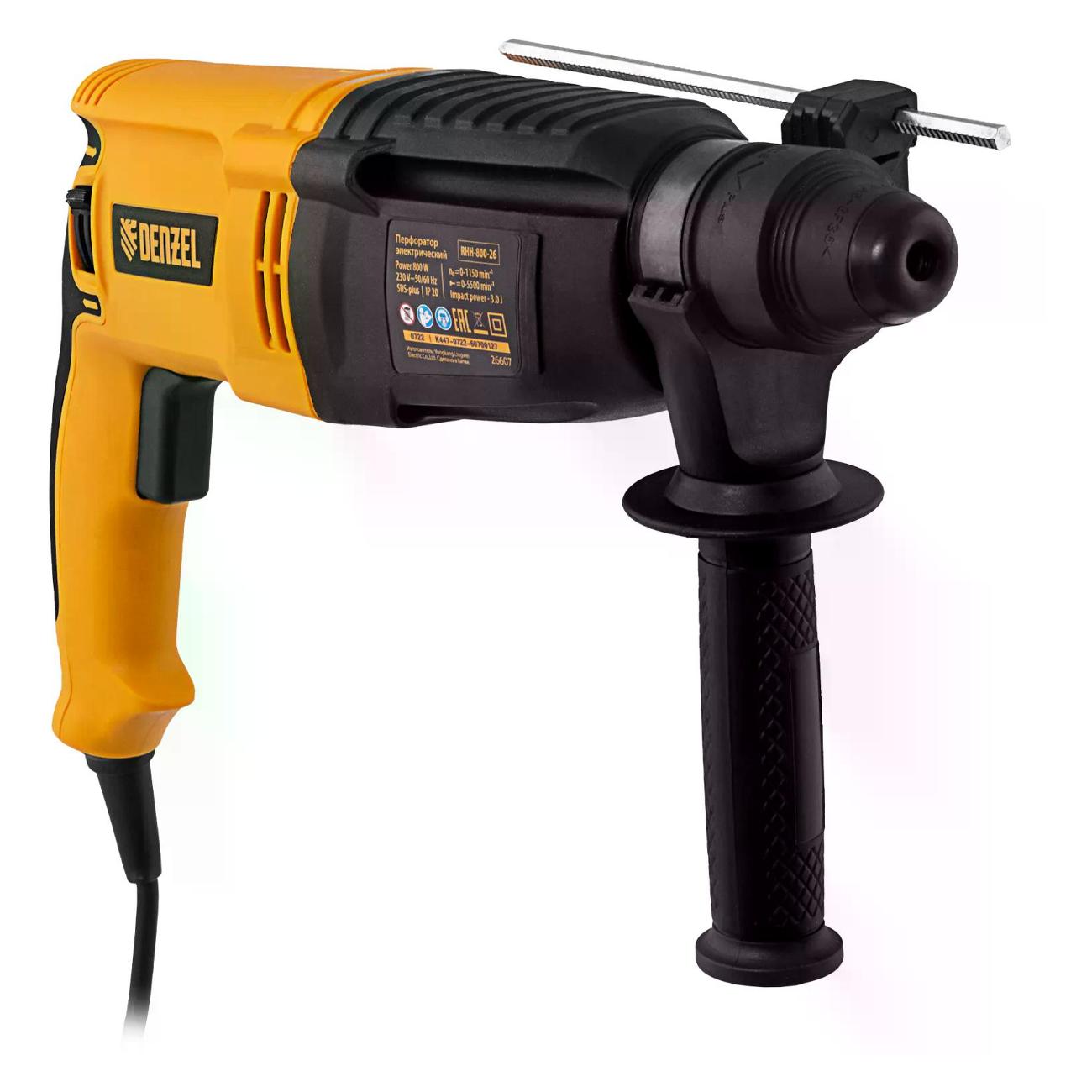 Перфоратор Denzel RHH-800-26