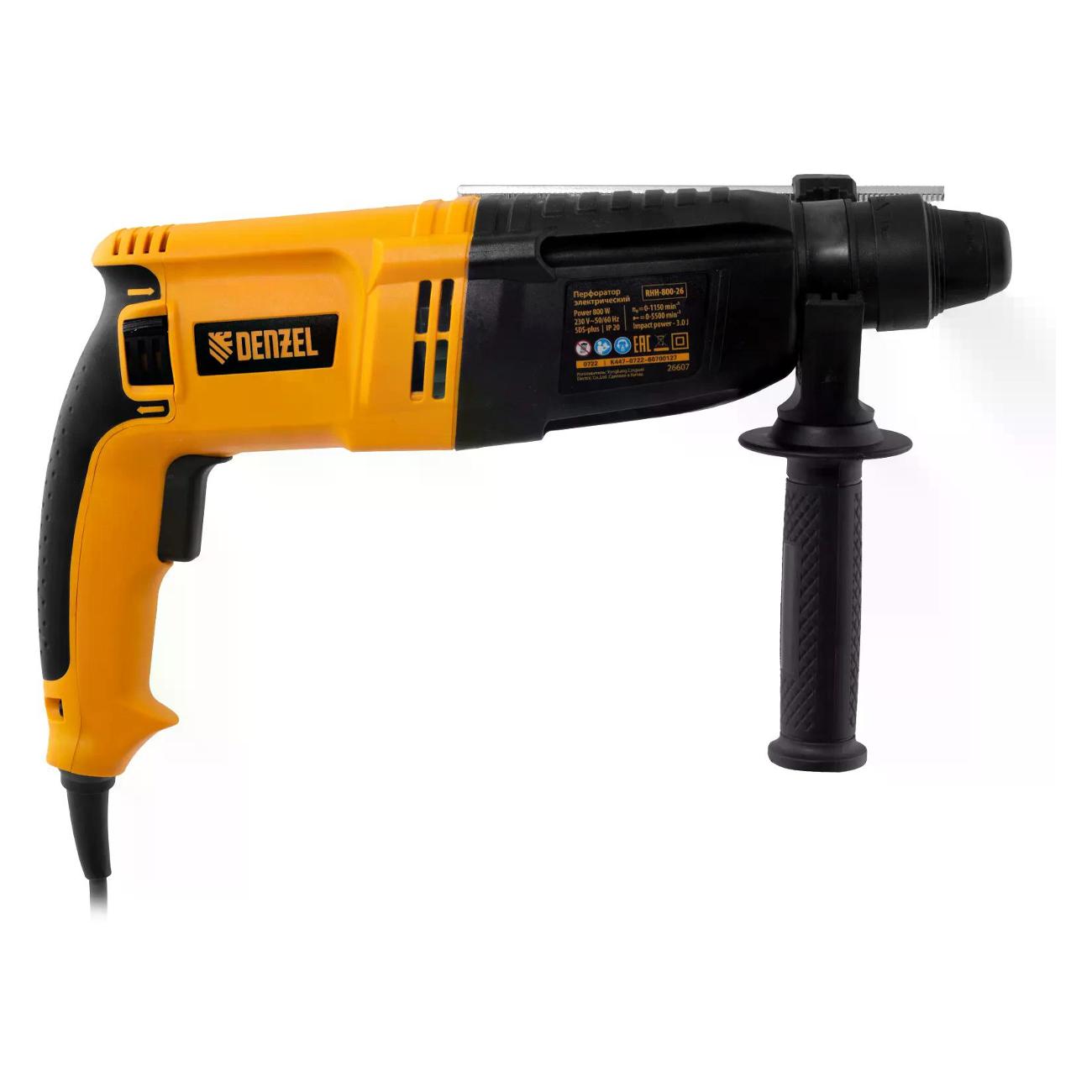 Перфоратор Denzel RHH-800-26