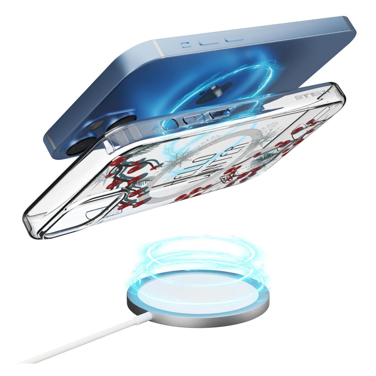 Чехол Mcover для iPhone 15, с MagSafe, Привет, Зима