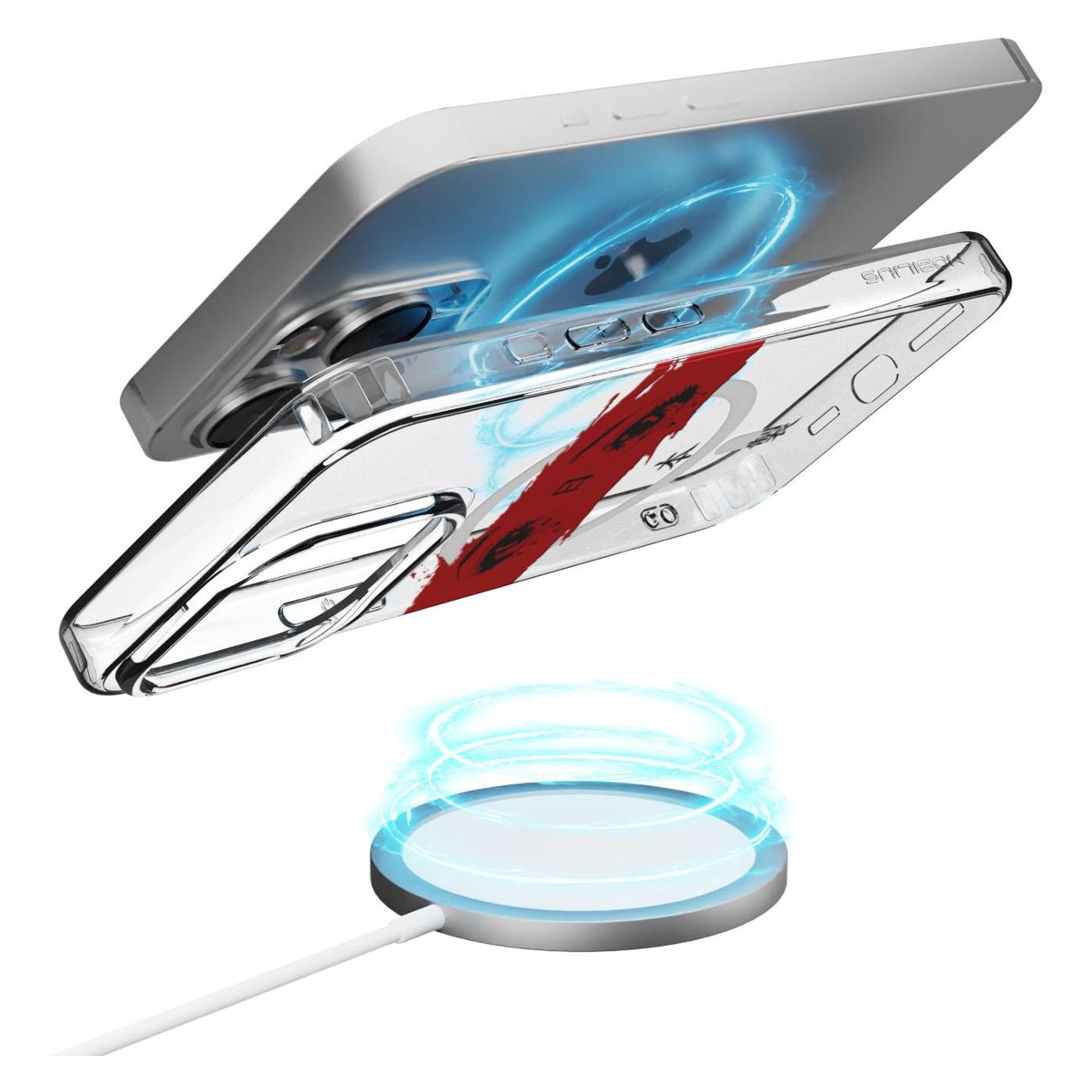 Чехол Mcover для iPhone 15 Pro, с MagSafe, Грустные глаза