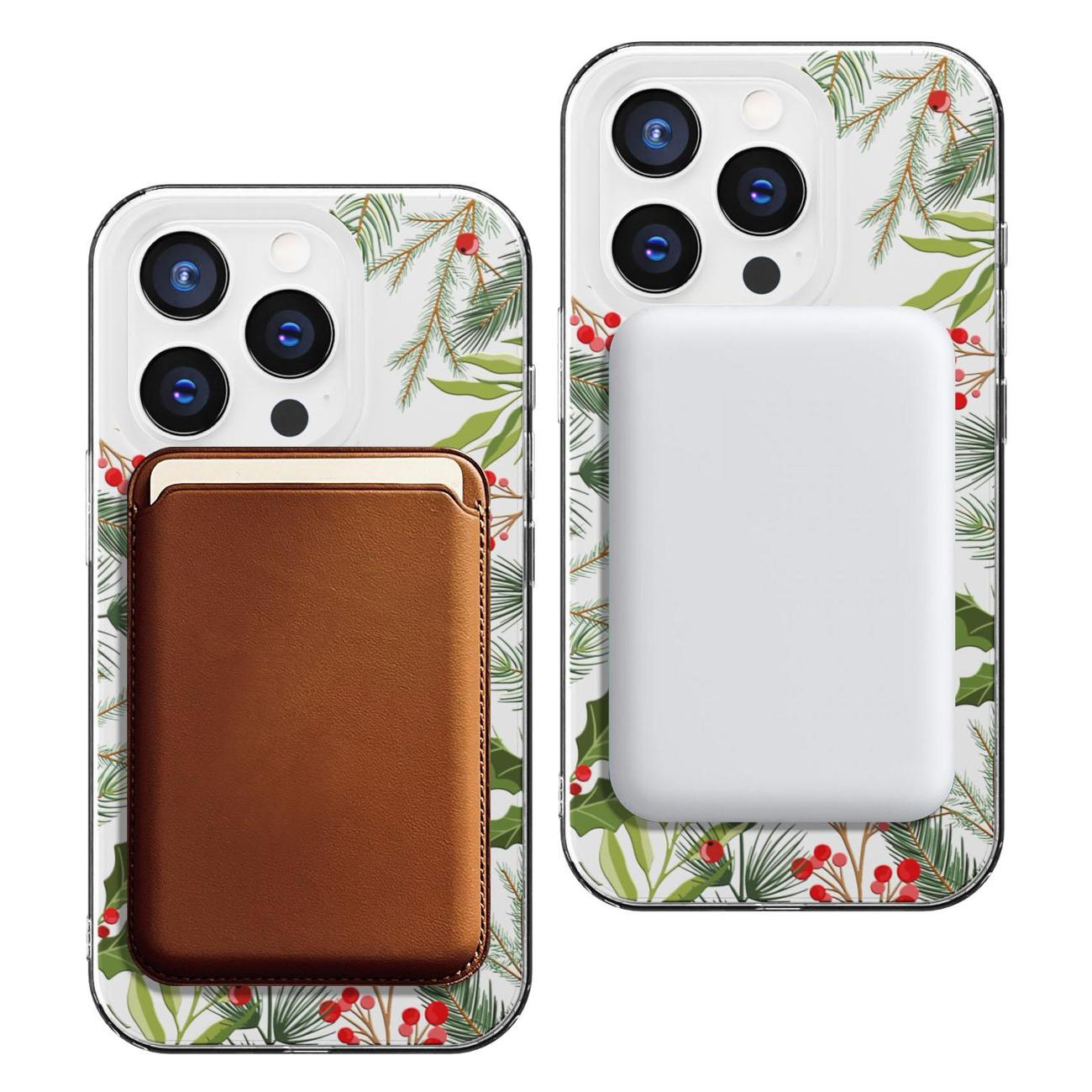 Чехол Mcover для iPhone 15 Pro, с MagSafe, Рождество