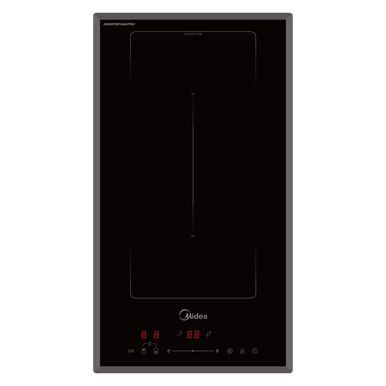 Встраиваемая модульная индукционная панель независимая Midea MIH37701F