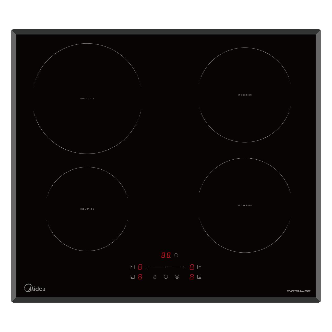 Встраиваемая индукционная панель независимая Midea MIH64701F фото