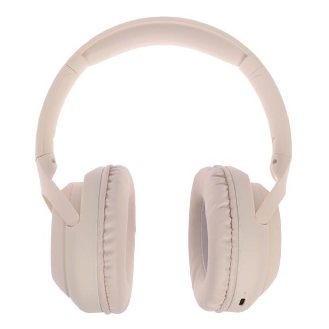 Наушники полноразмерные Bluetooth нет бренда MZ300 бежевый