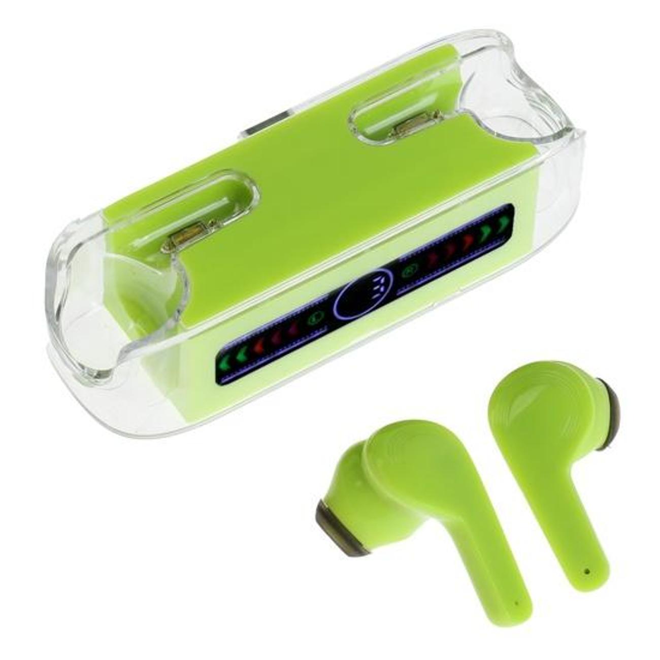 Наушники Bluetooth нет бренда M-12 Max зеленый