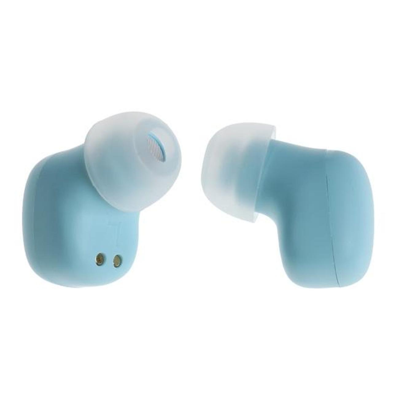 Наушники внутриканальные Bluetooth Y6 голубой