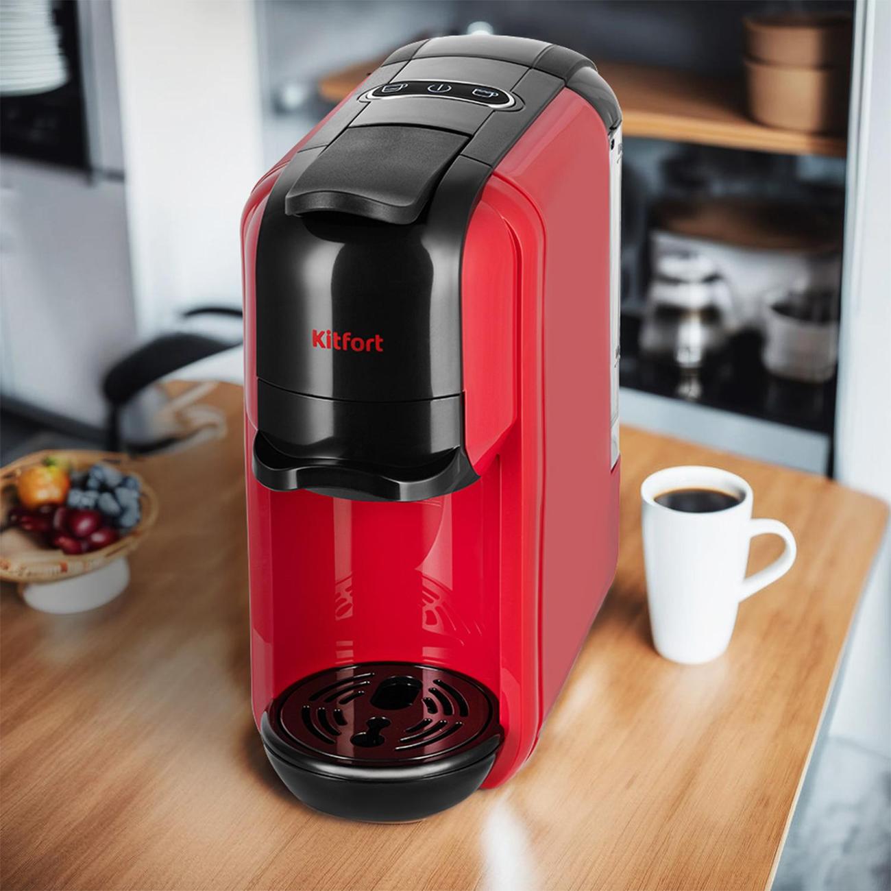 Кофемашина капсульного типа Dolce Gusto Kitfort КТ-7403 (3 в 1)