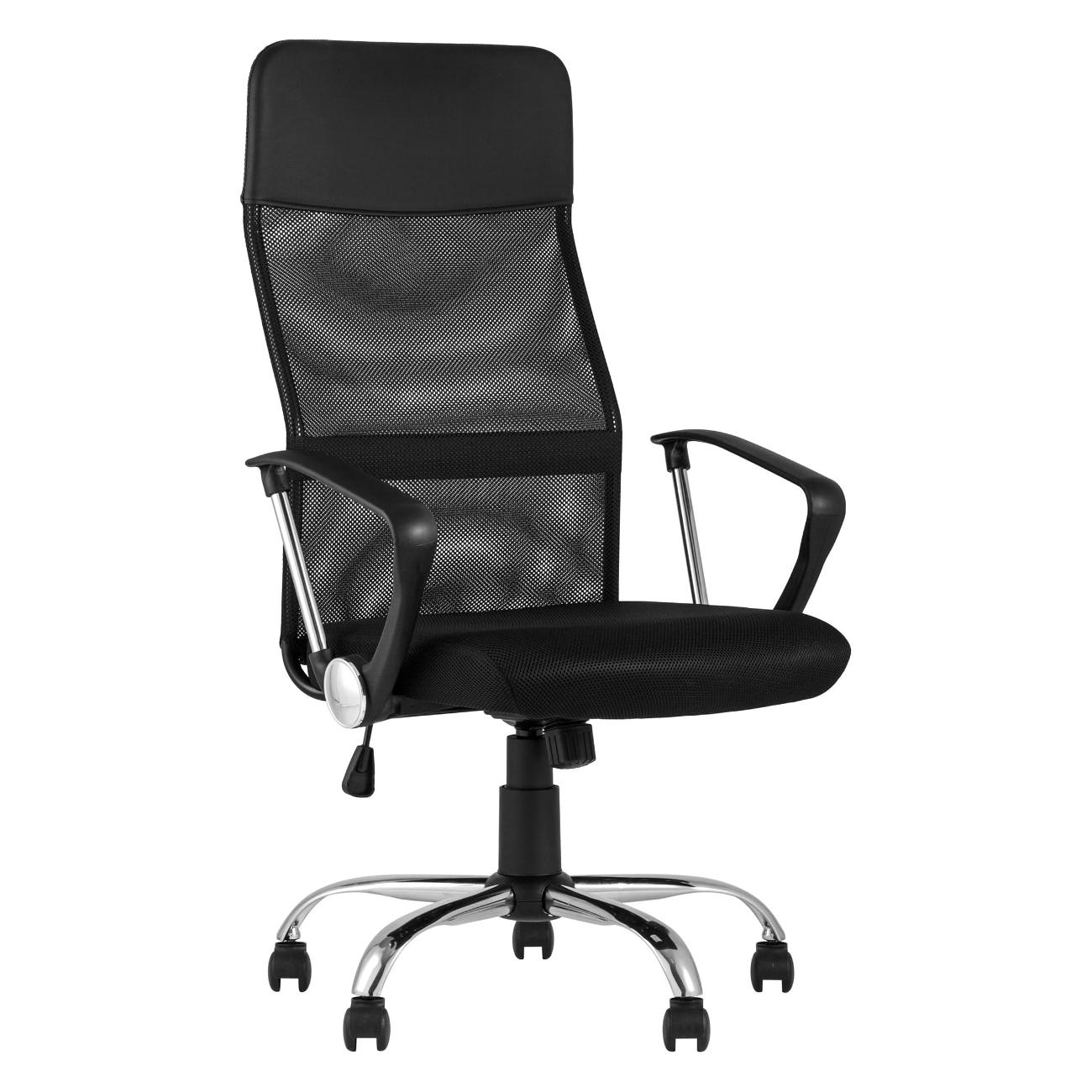 Кресло компьютерное TopChairs Benefit D-200 black