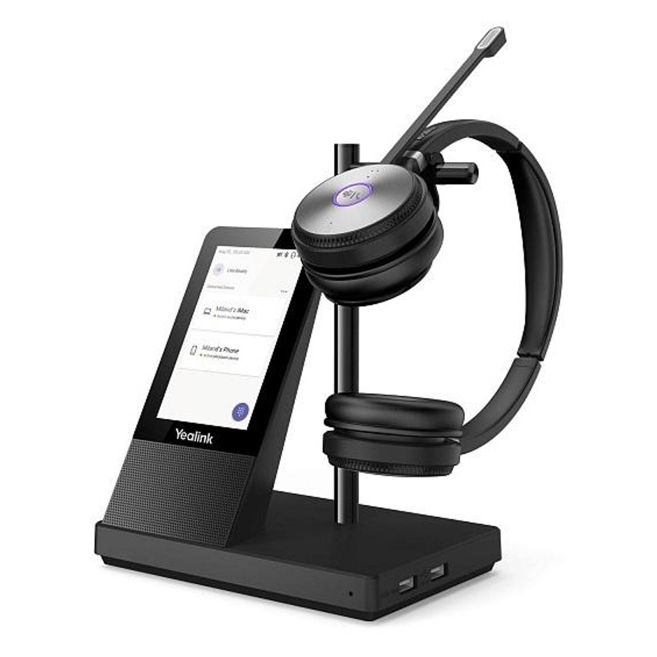 Bluetooth гарнитура Yealink WH66 Dual Teams черный