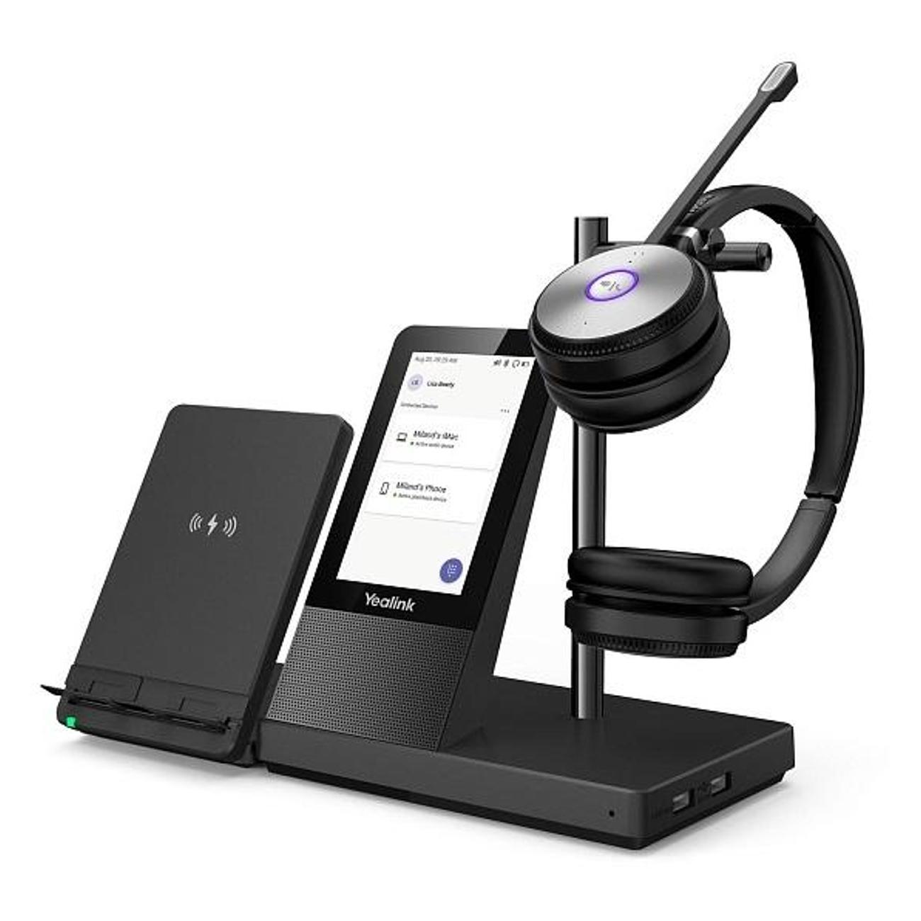 Bluetooth гарнитура Yealink WH66 Dual Teams черный