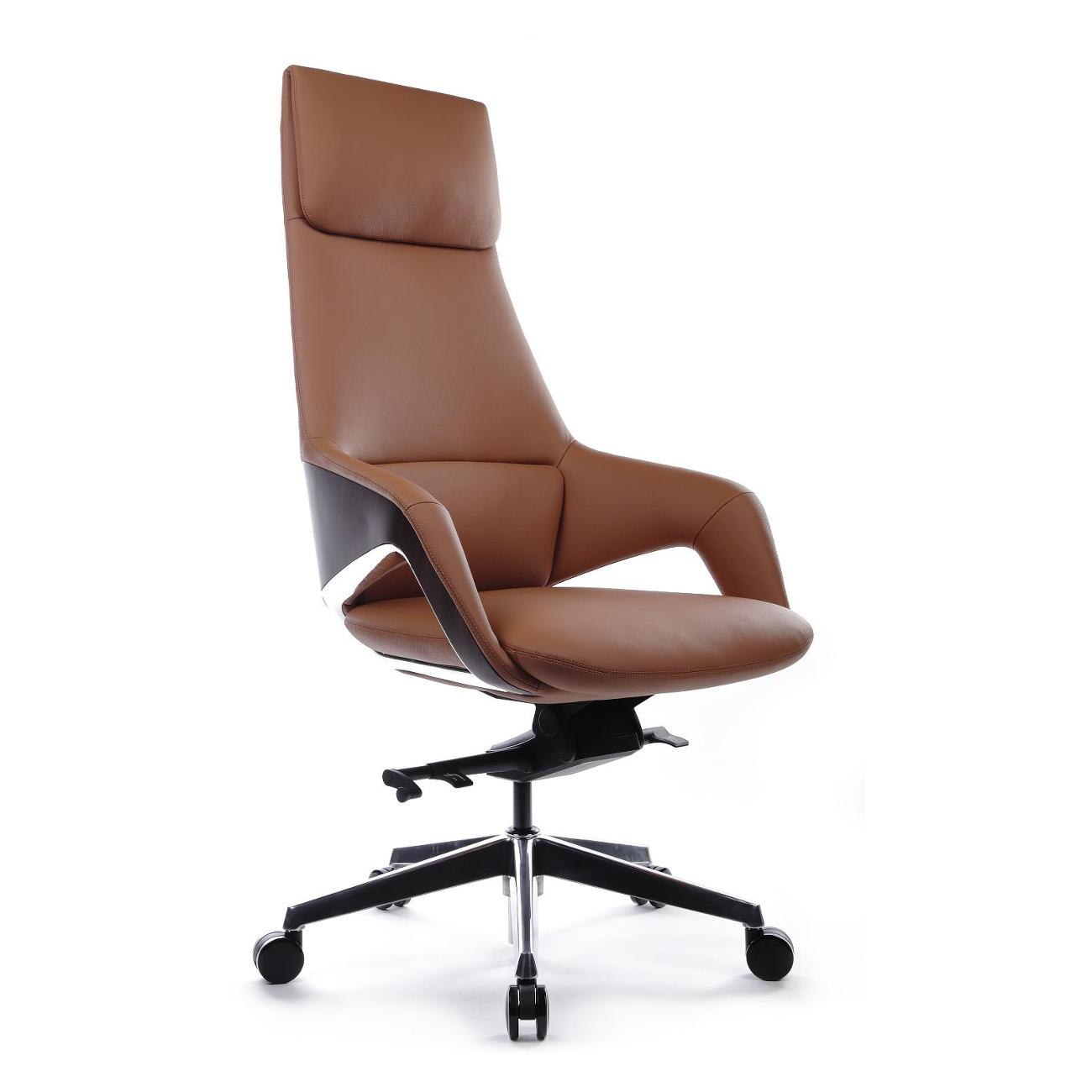 Кресло компьютерное Riva Aura коричневый