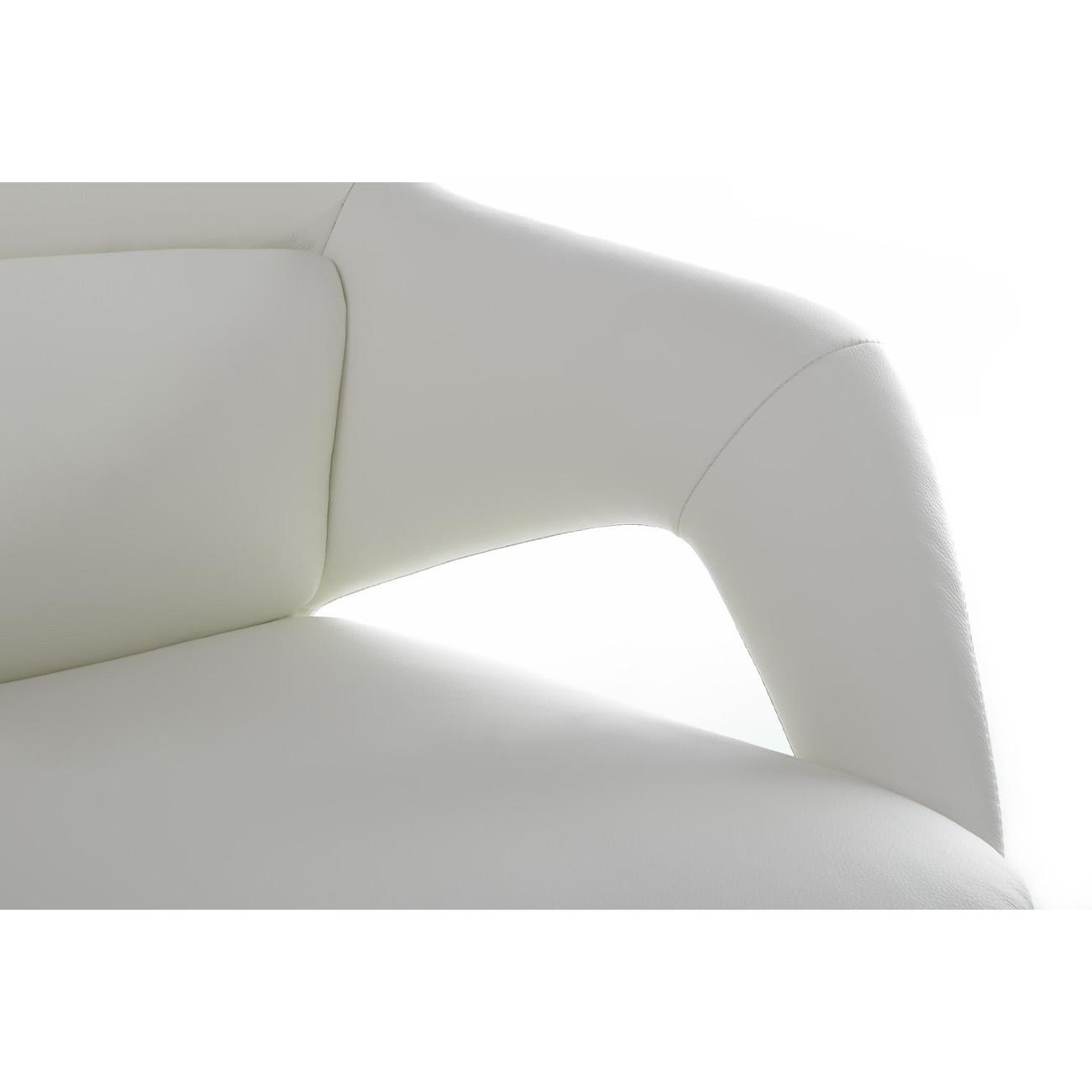 Кресло компьютерное Riva Aura LB белый