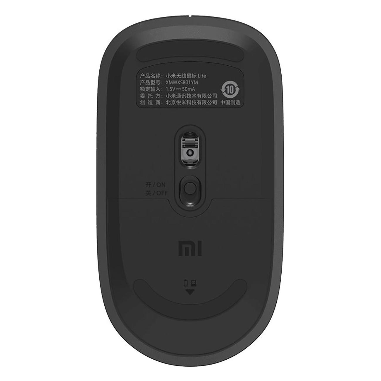 Мышь беспроводная Xiaomi Wireless Mouse Lite XMWXSB01YM черный