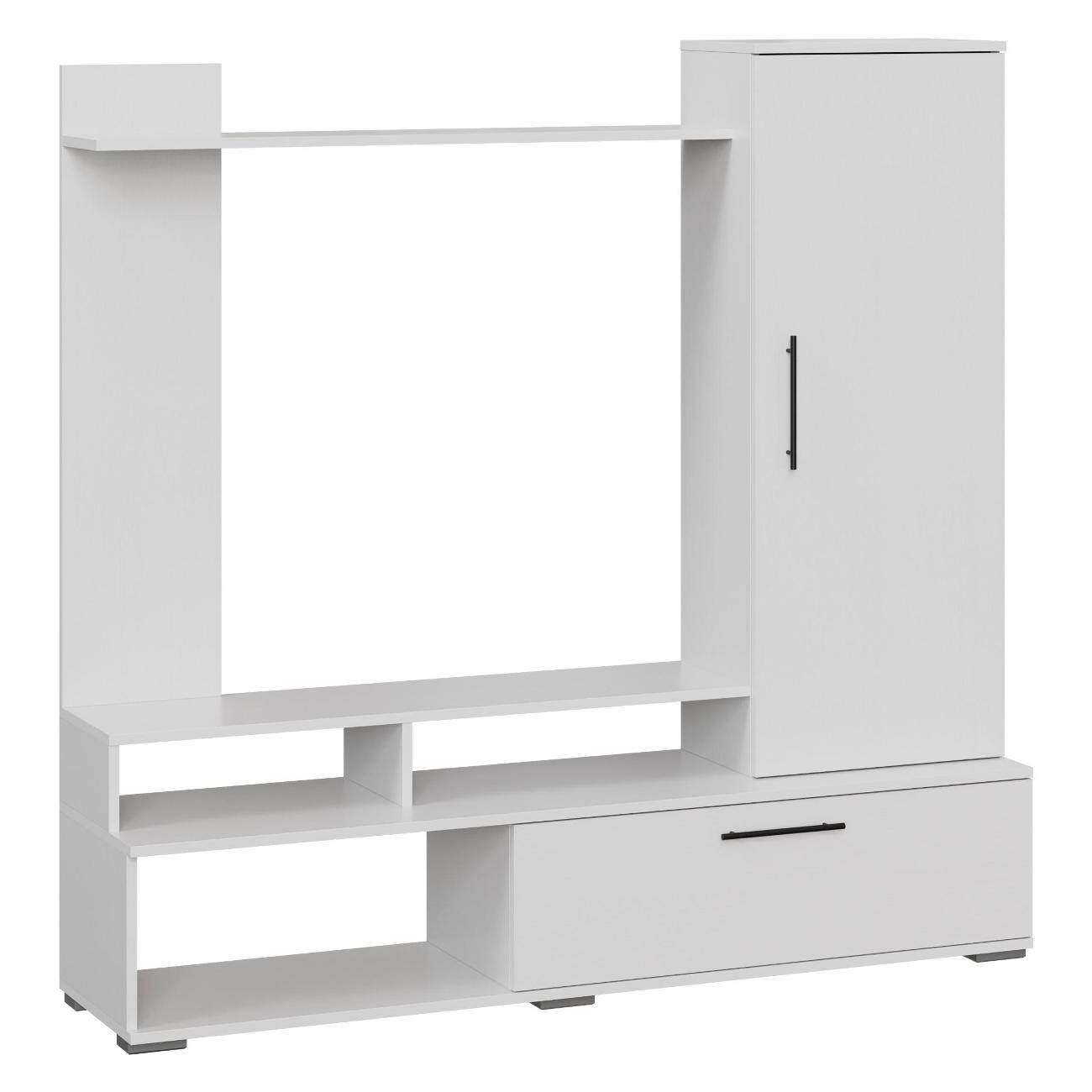 Стенка для гостиной Трия Слим 251084 белый ясень