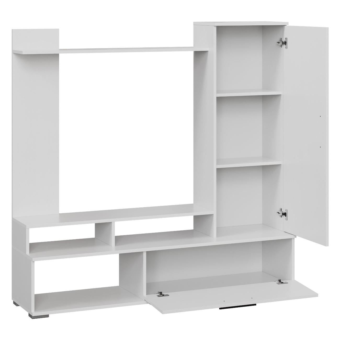 Стенка для гостиной Трия Слим 251084 белый ясень