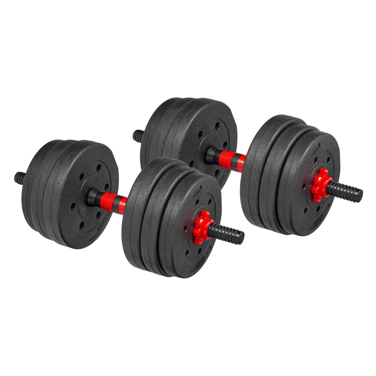 Гантель Bradex пластиковая, 2 х 10 кг
