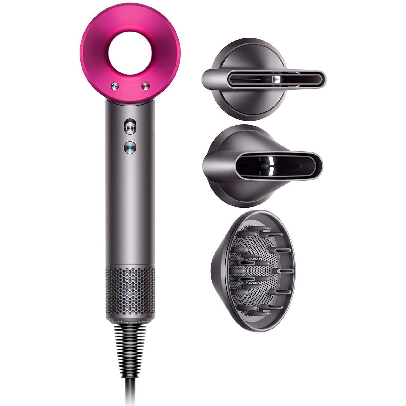 Фен Dyson Supersonic HD01 Fuchsia (с подставкой)
