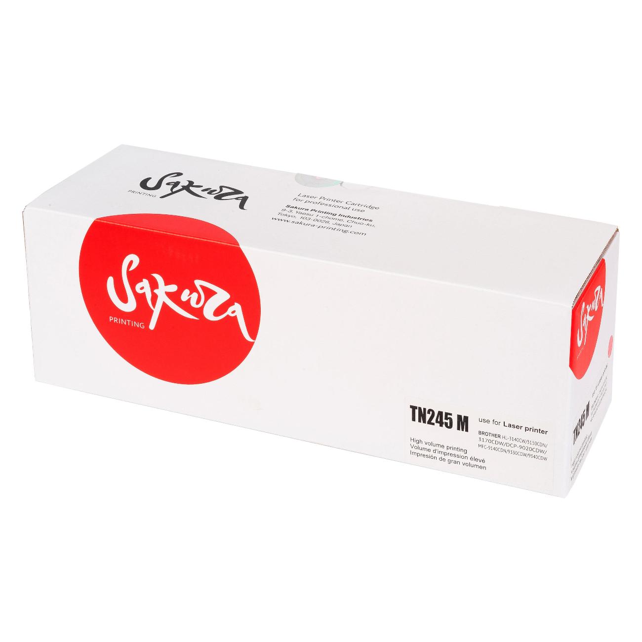 Картридж Sakura TN245M для Brother пурпурн. 2200с