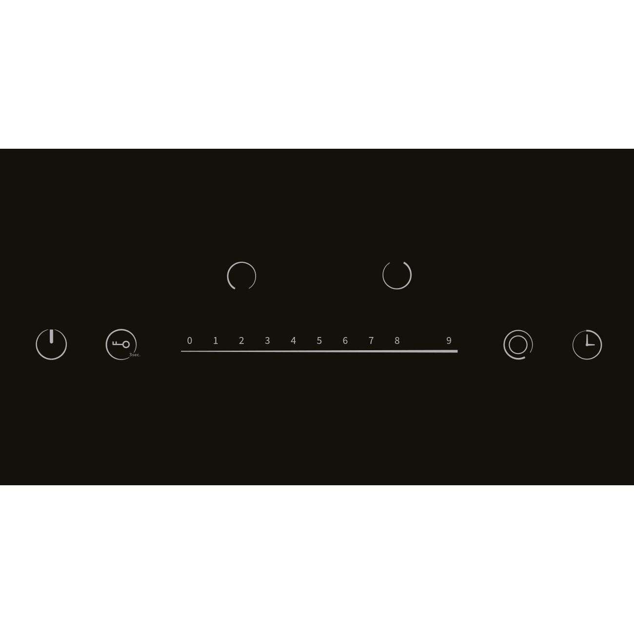 Встраиваемая электрическая панель LEX EVH 321A BL